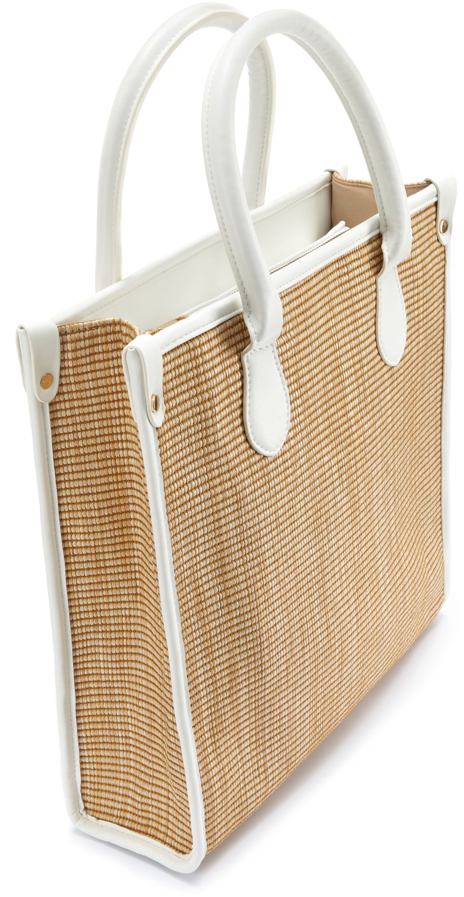 Vivance Shopper, Schultertasche,Strandtasche, Korbtasche, Tragetasche, Bast-Optik VEGAN