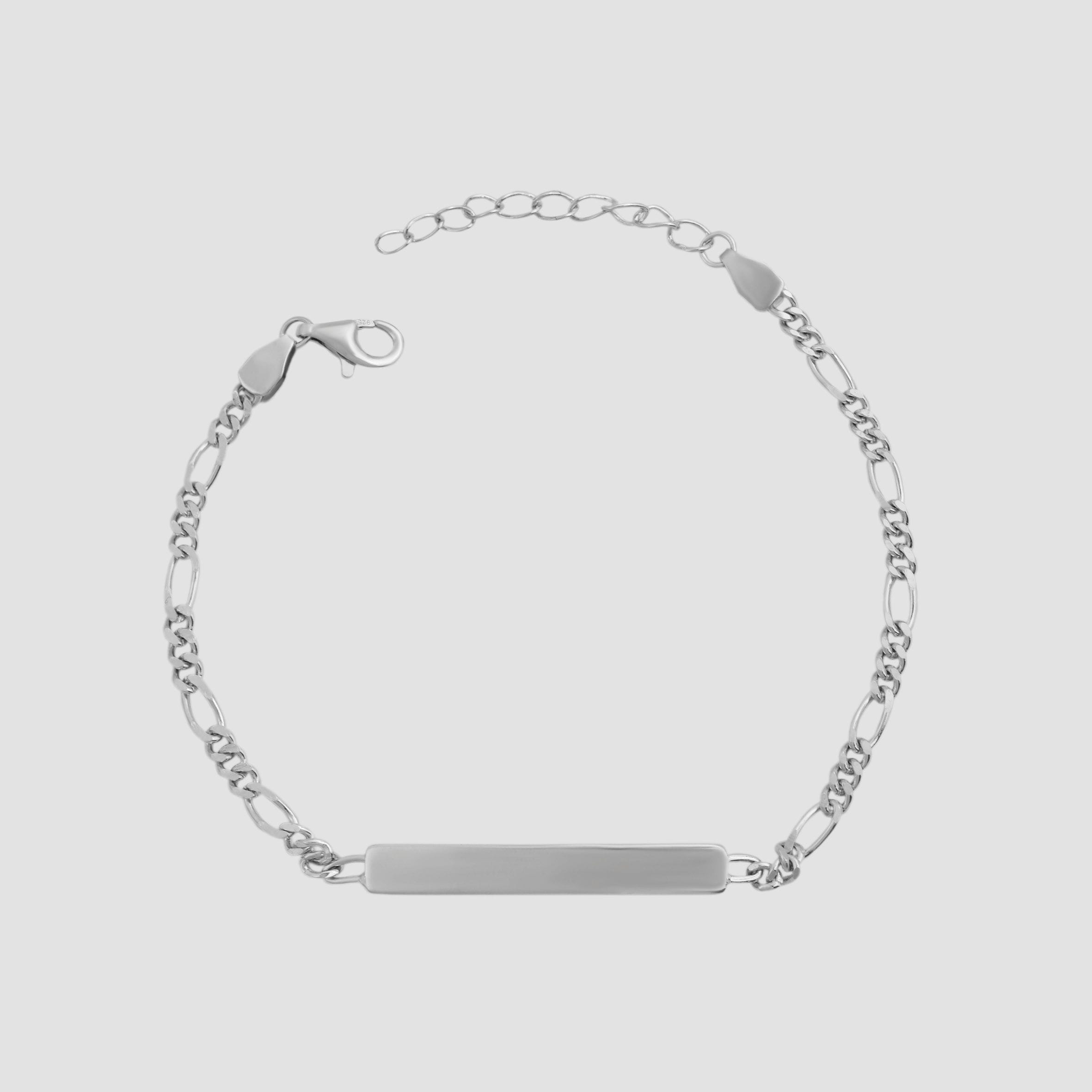 Adelia´s Armband »Unisex Armband aus 925 Silber 17+3 cm«