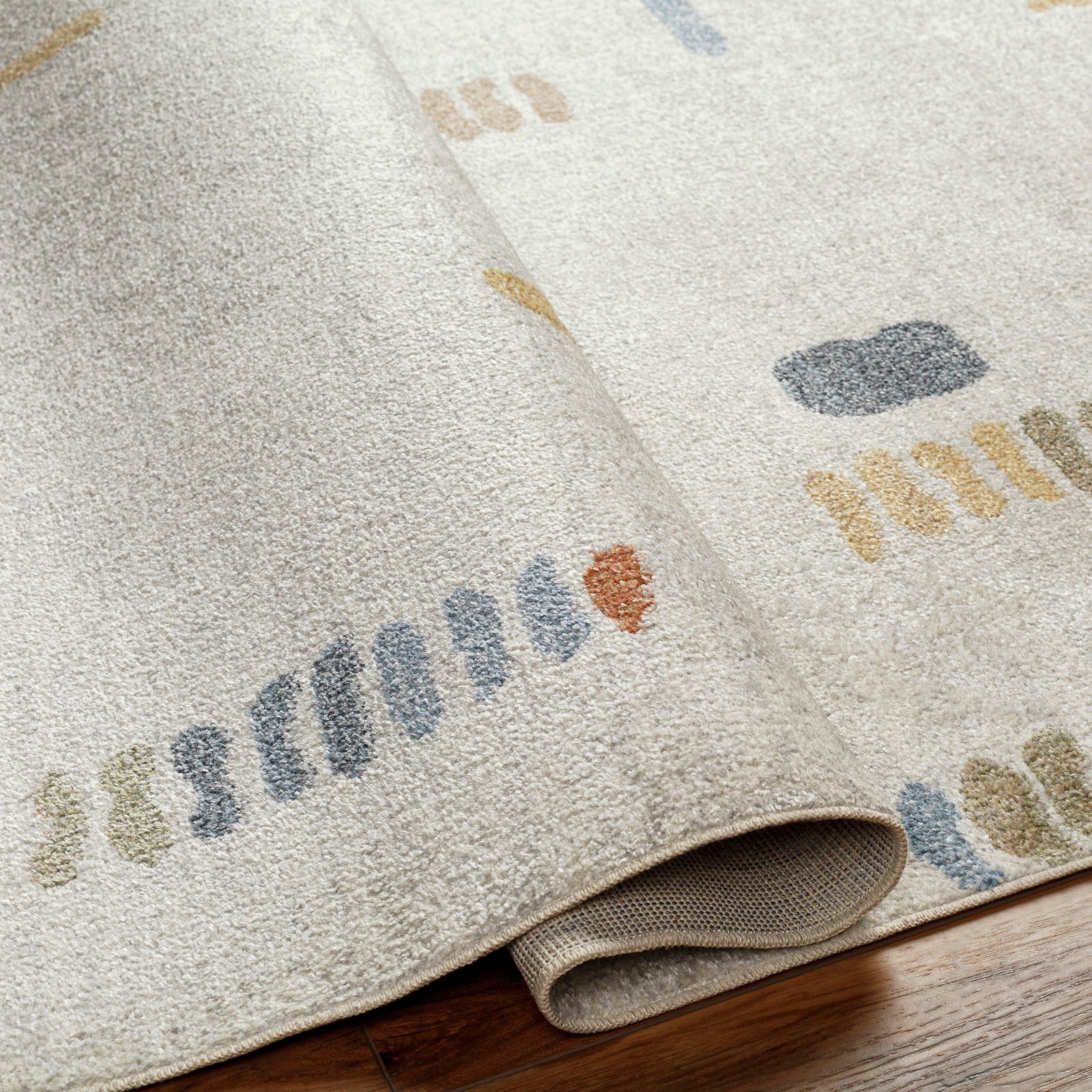 Livabliss Teppich »KITTILA«, rechteckig, 5 mm Höhe, Maschinenwaschbar, Boho Kurzflor Wohnzimmerteppich, Schlafzimmer