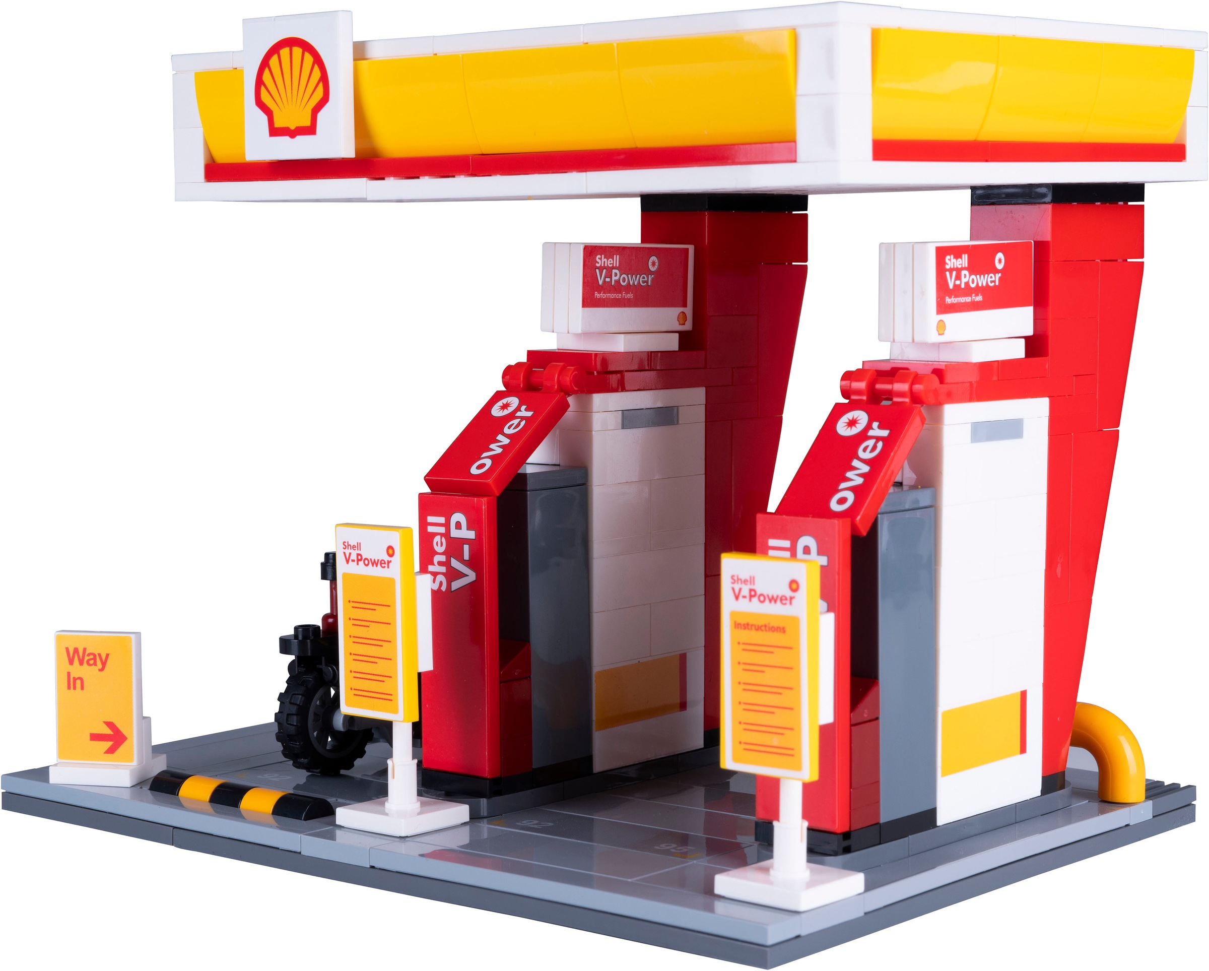 Jamara Konstruktions-Spielset »CaDA, Bricks, Shell Tankstelle (402858)«