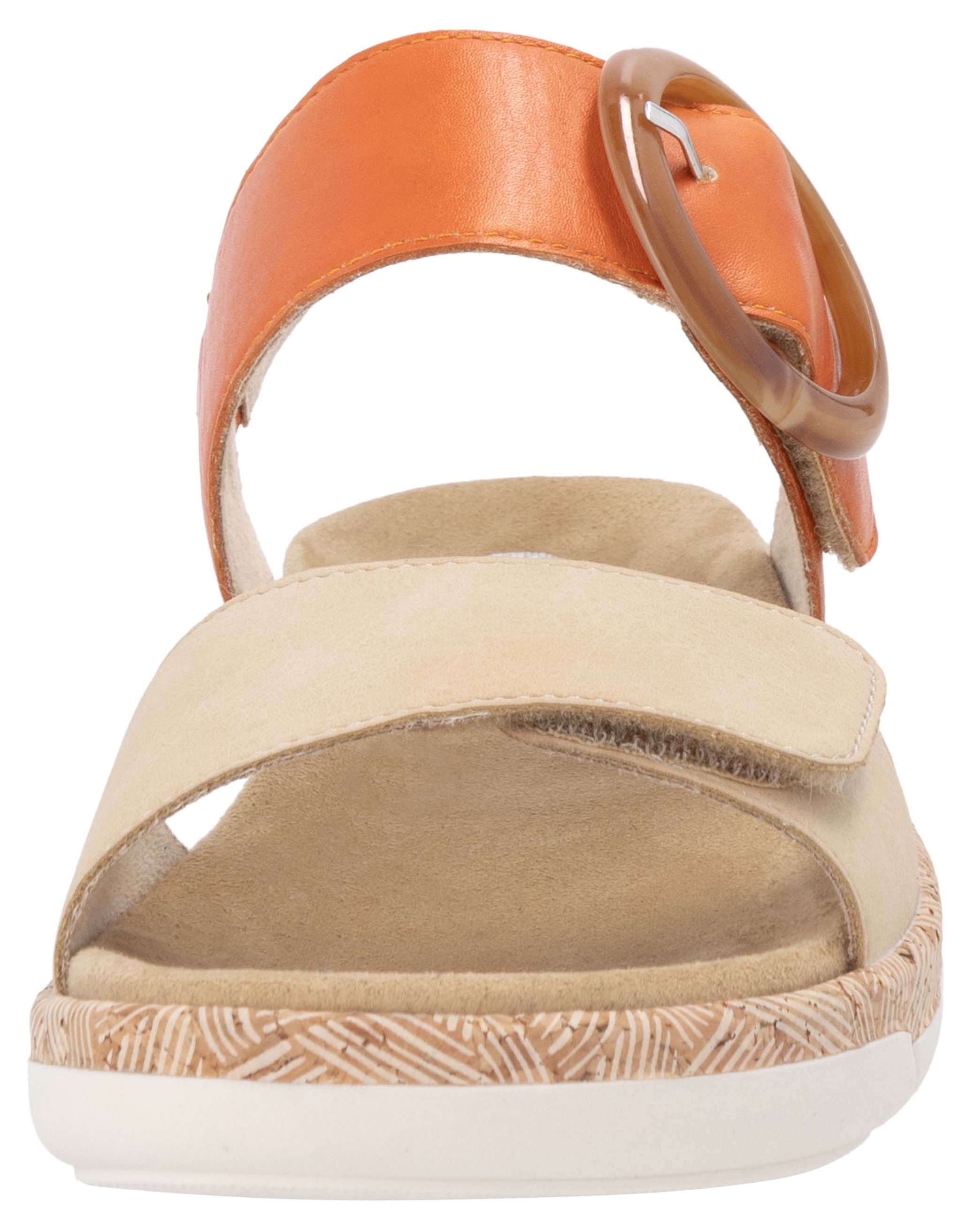 Remonte Keilsandalette, Sommerschuh, Riemchensandale, praktische Klettverschlüsse