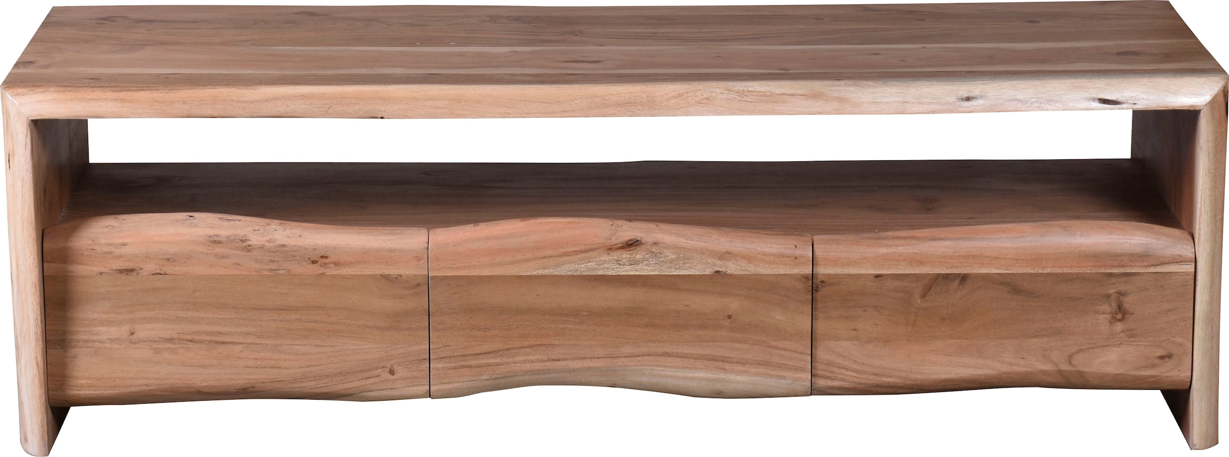 SIT Lowboard »Albero« massive Akazie mit Baumkante, Breite 146 cm