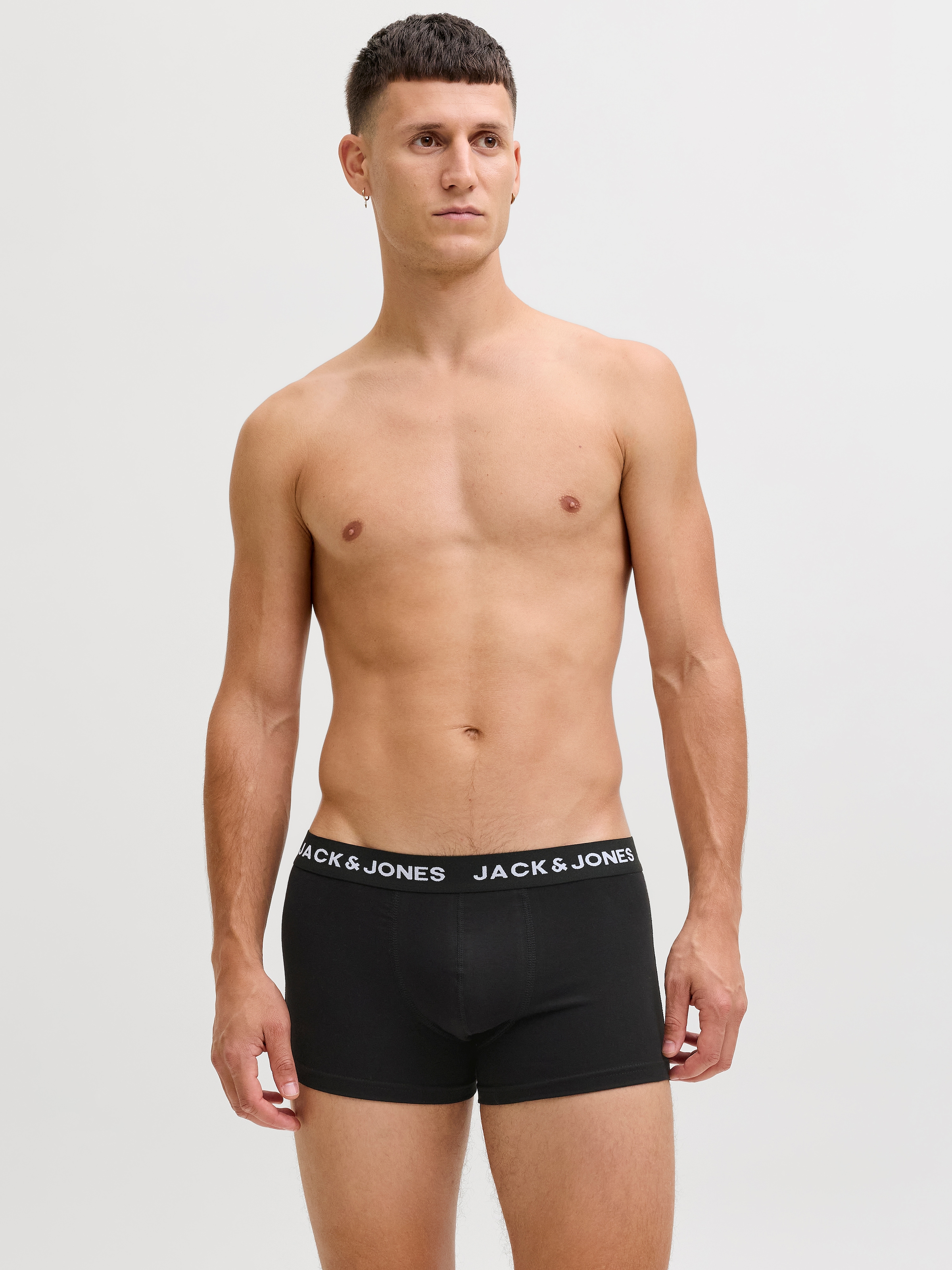 Jack & Jones Boxershorts »JACFLOWER Microfiber mit Logobund, Blumenprint und Stretchkomfort«, 10 Stk. eng anliegend, Microfaser, schnelltrocknend