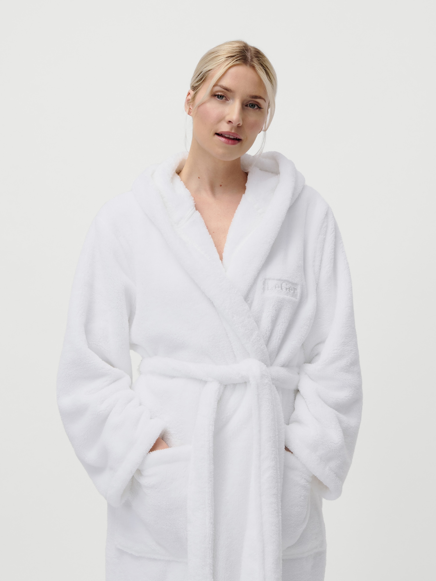 LeGer Home by Lena Gercke Unisex-Bademantel »Lovina«, (1 St.), kuschelig weicher Fleece, für Damen und Herren, XS-3XL