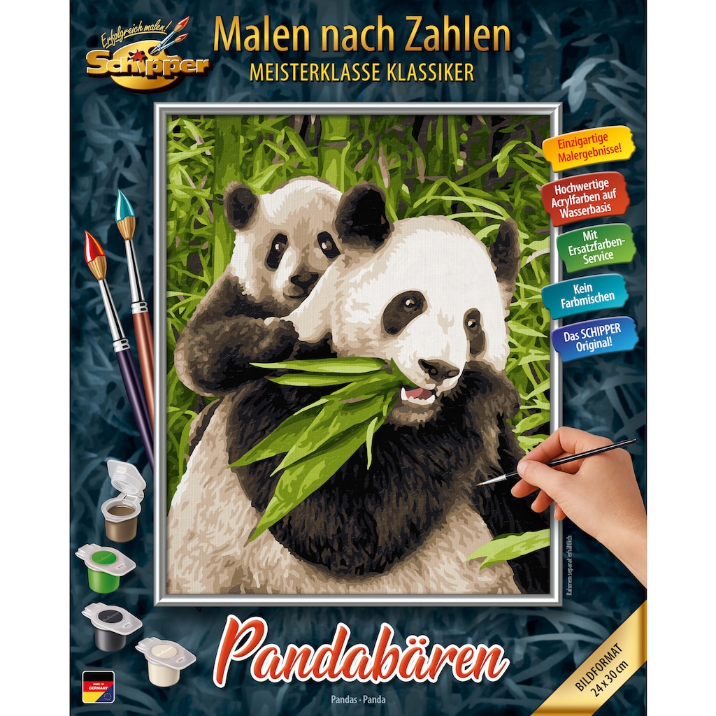Schipper Malen nach Zahlen »Meisterklasse Klassiker - Pandabären«