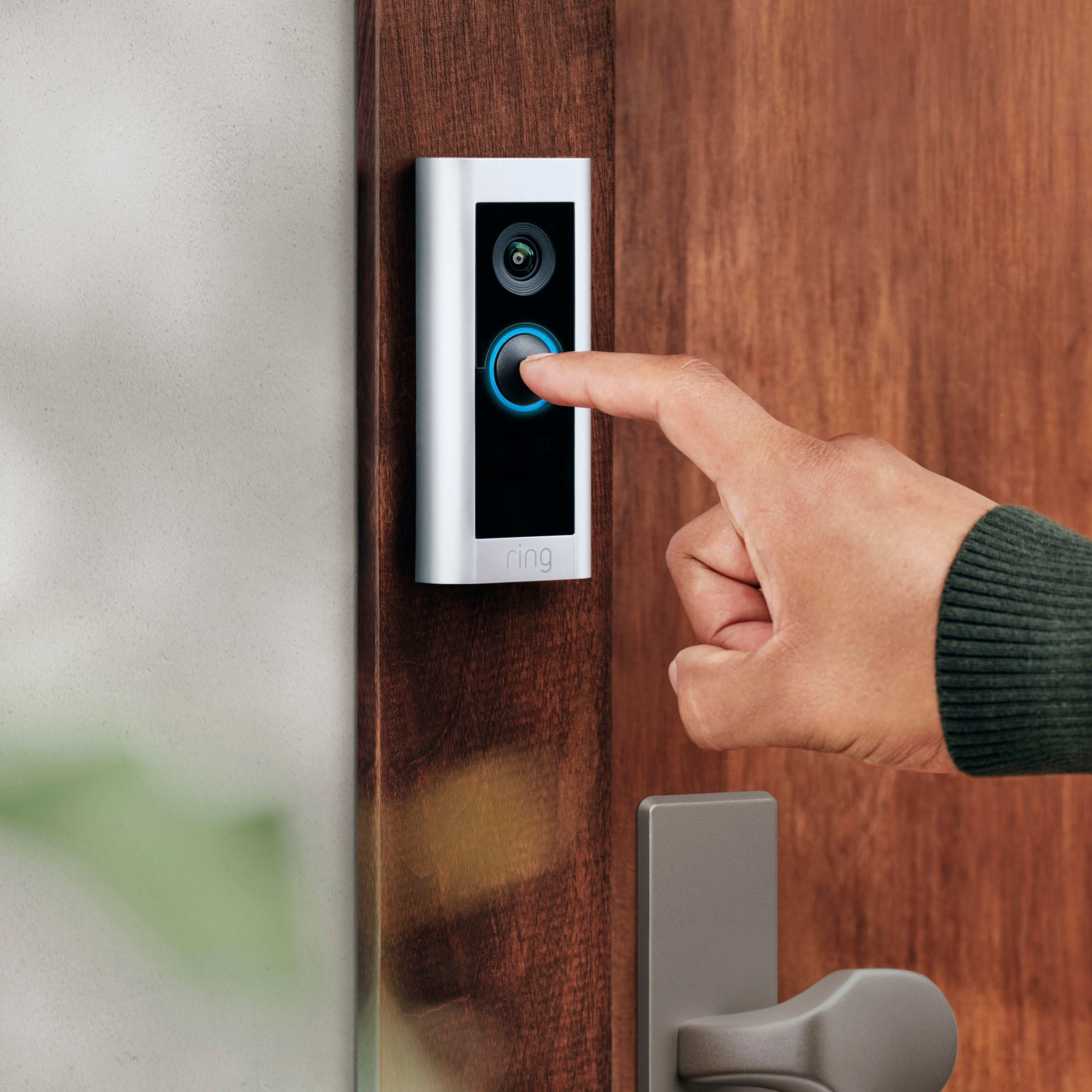 Ring Smart Home Türklingel »Video Doorbell Pro 2 mit Netzteil«, Innenbereich-Außenbereich