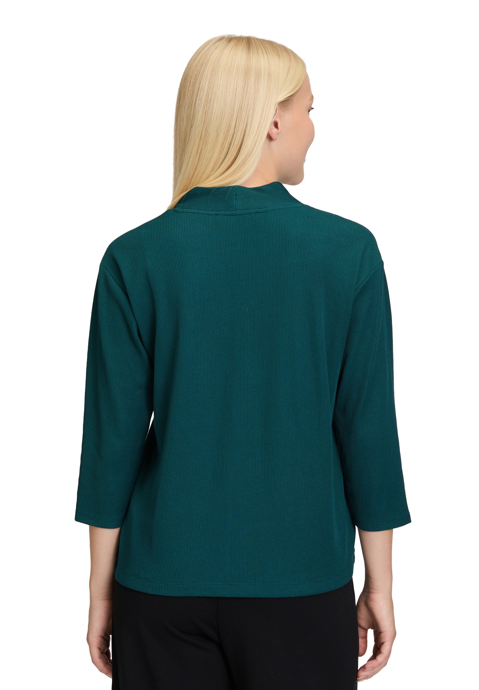 Betty&Co Langarmshirt »Casual-Shirt mit V-Ausschnitt«