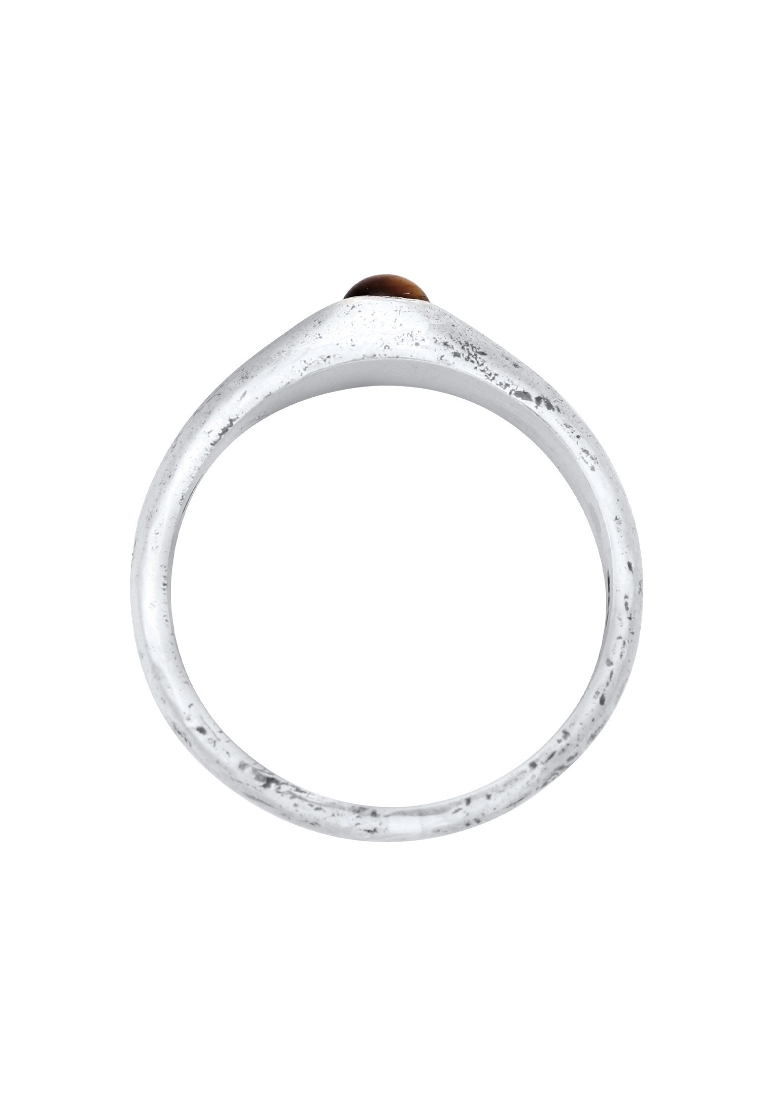 HAZE & GLORY Silberring »Ring Siegelring Cast Away - Tigerauge 925 Silber«