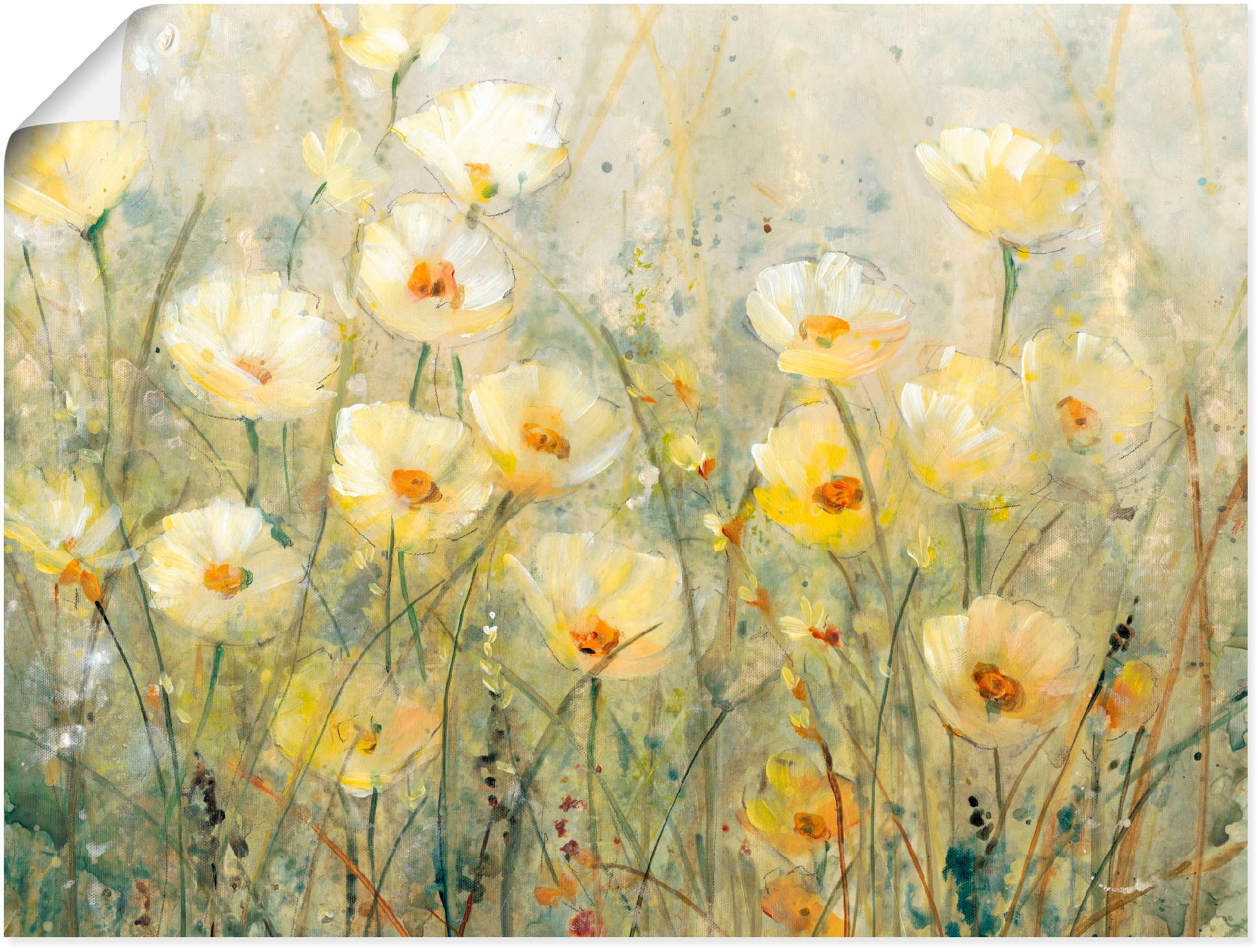 Artland Wandbild »Sommer in voller Blüte I«, Blumenwiese, (1 St.), als Alubild,... kaufen