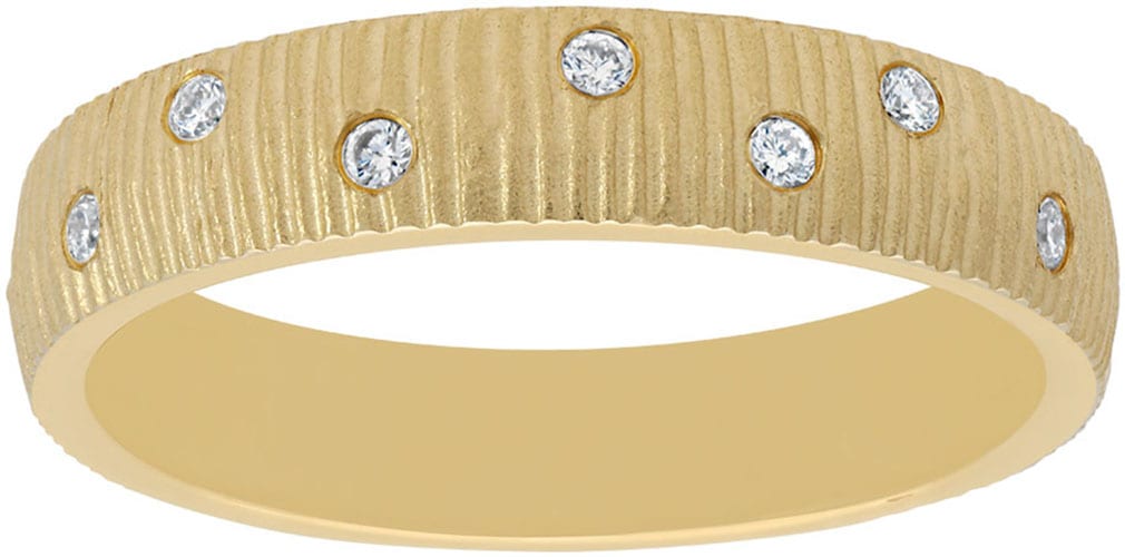 Fingerring »Schmuck Geschenk Gold 585 Damenring Goldring Sternenhimmel«, mit Brillanten