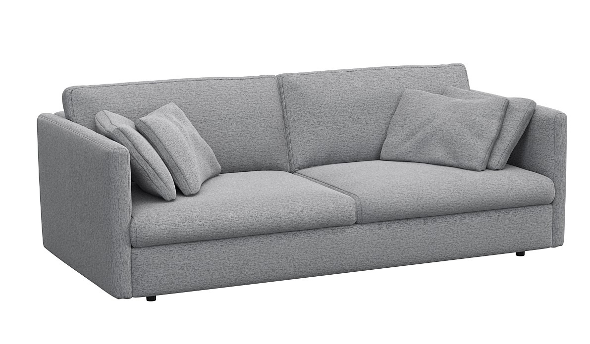 FLEXLUX 3-Sitzer »Lovane« Weich & anschmiegsam, große Sitztiefe auf Kaltschaum, Dekokissen inkl.