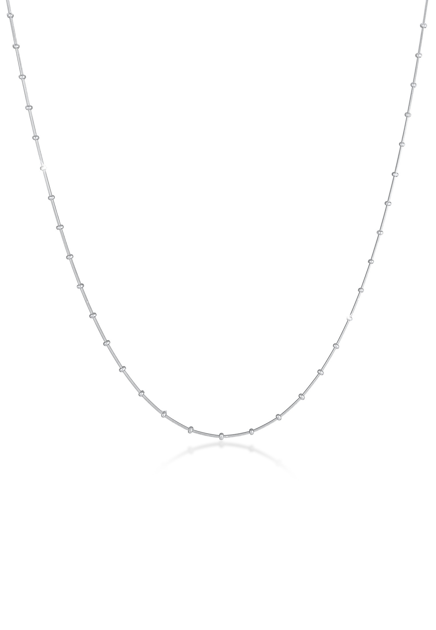 Elli Kette ohne Anhänger »Halskette Feine Schlangenkette Kugeln 925 Silber«