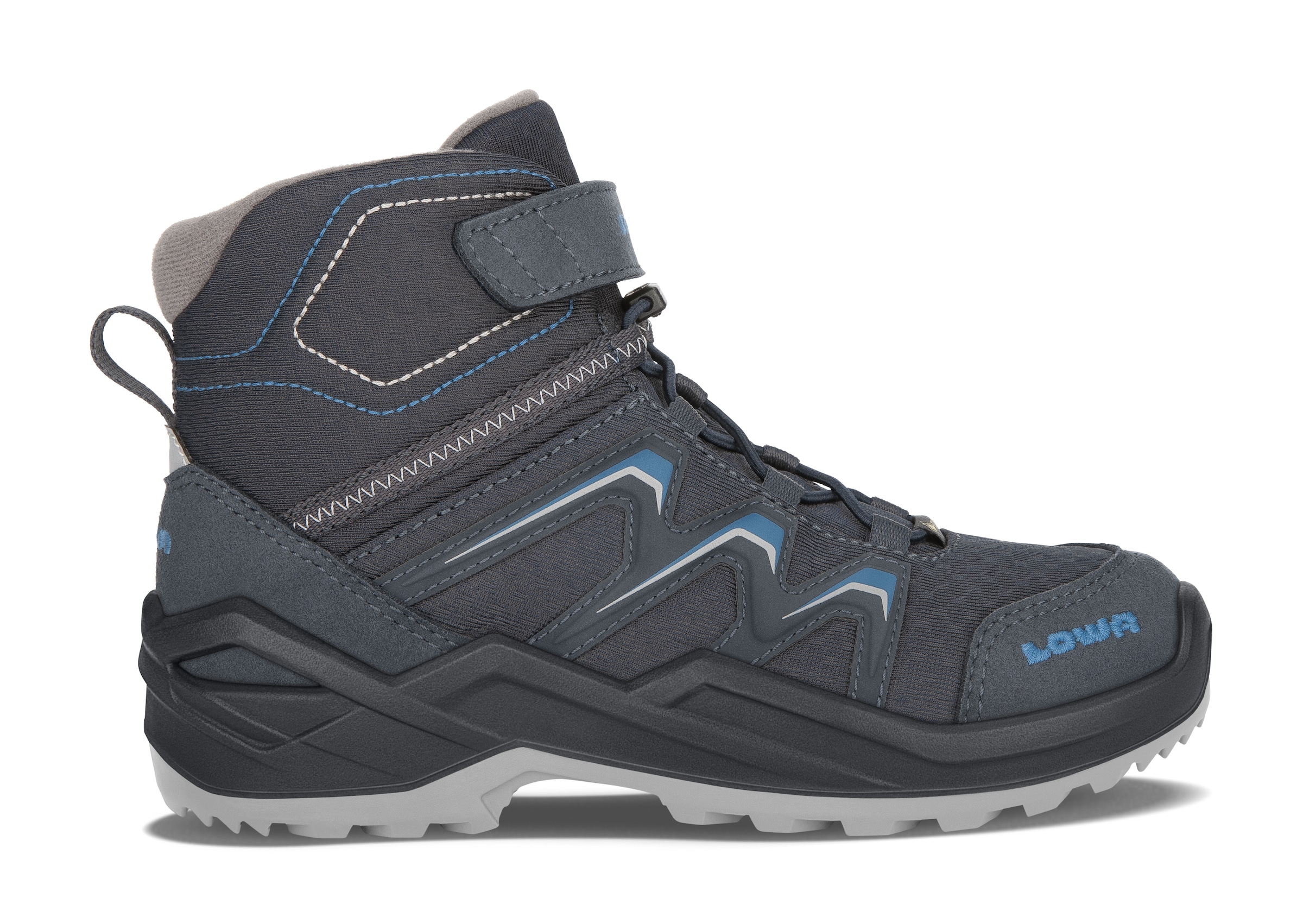 Lowa Winterstiefel »MADDOX WARM GORE-TEX MID JR«, wasserdicht, gefüttert, mit Klettverschluss
