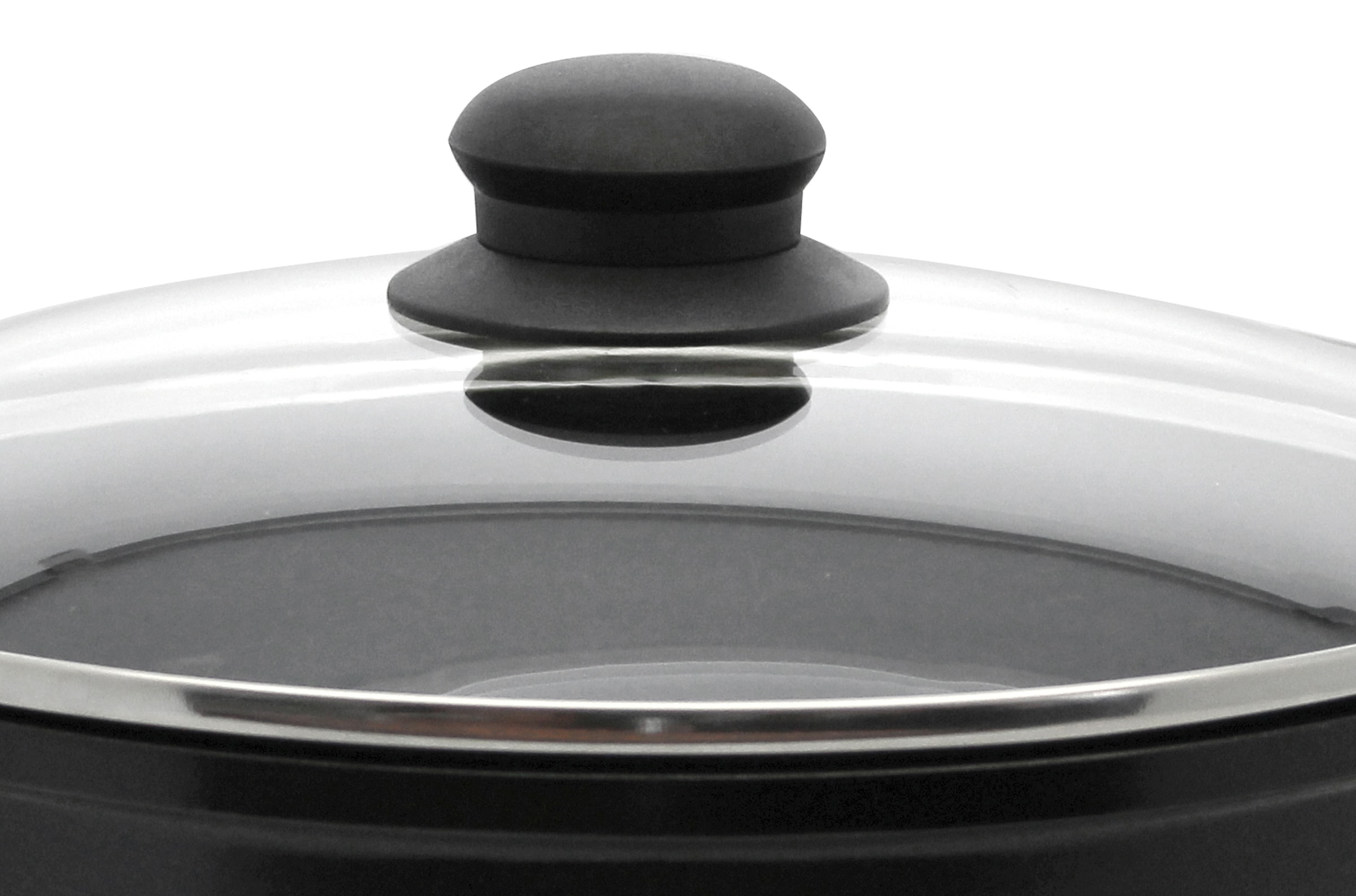 Elo Basic Topf-Set »Black Cast«, Aluminiumguss, (Set, 7 tlg., 3 Töpfe mit Deckel, 1 Stielkasserolle), mit hochwertiger Antihaftversiegelung, Induktion