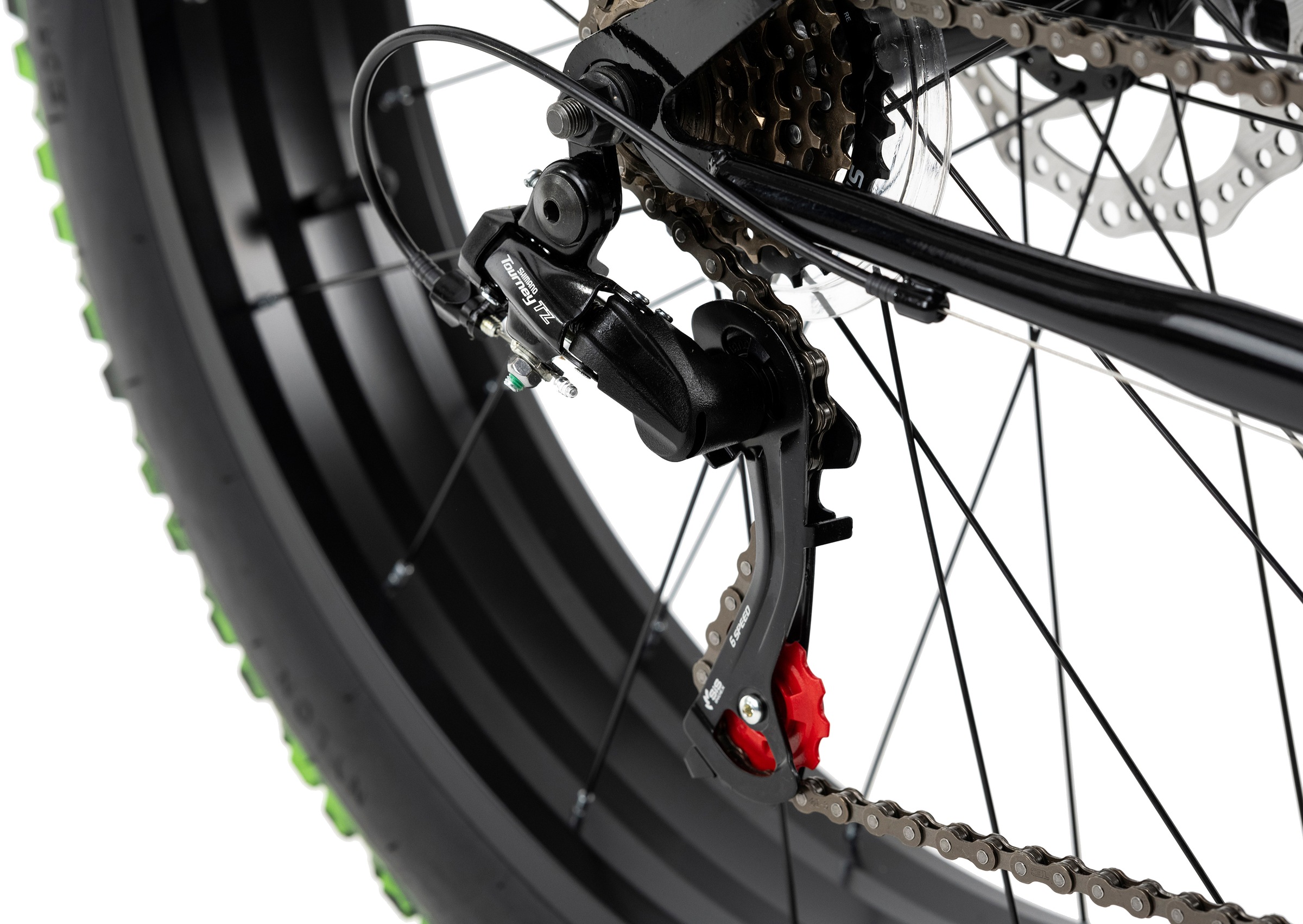 KS Cycling Fatbike »SNW2458«, 6 Gang, Shimano, Tourney Schaltwerk, Kettenschaltung, für Herren, Kettenschaltung