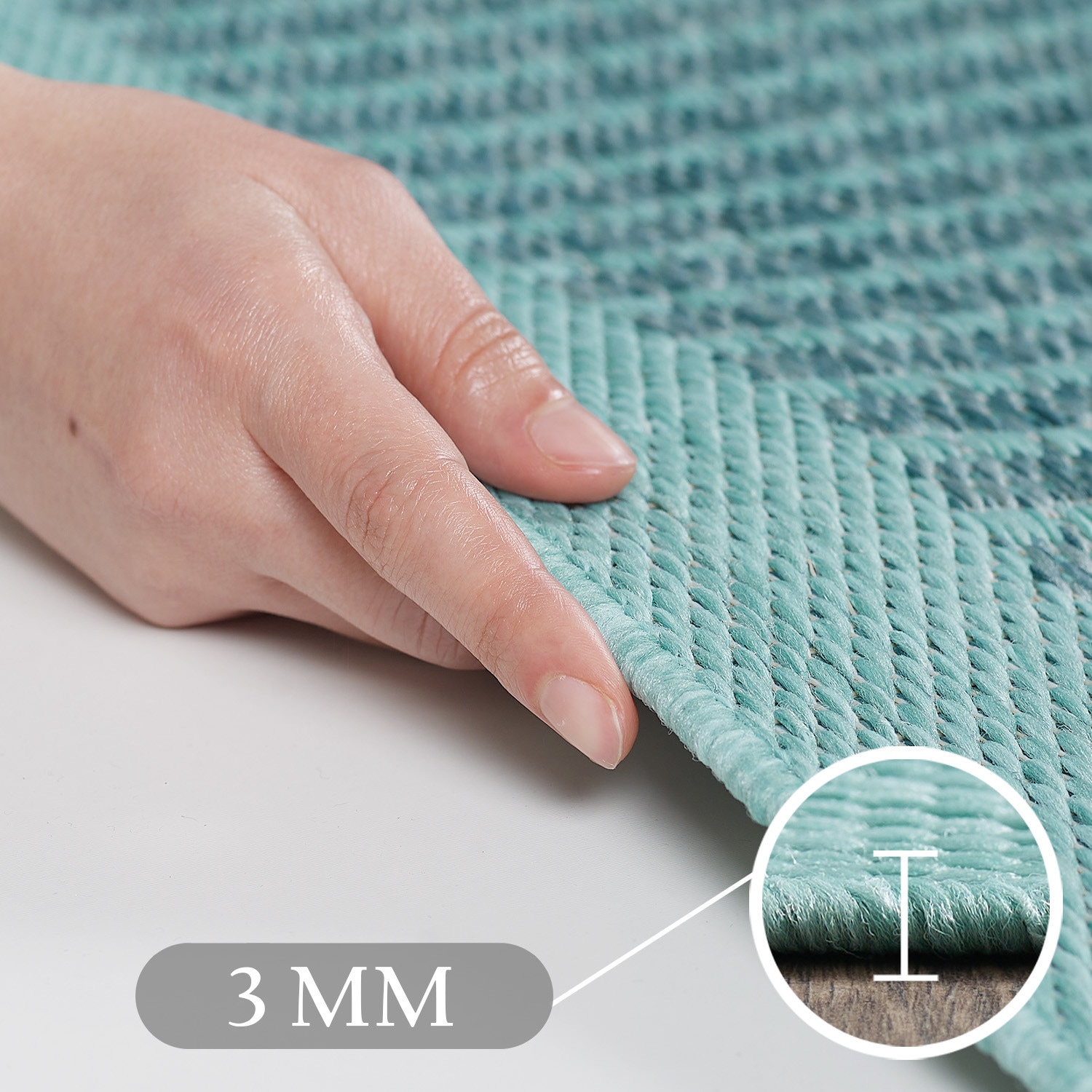 Ayyildiz Teppiche Outdoorteppich »GIZA 1410«, rechteckig, 3 mm Höhe, Läufer, In- und Outdoor, Wetterfest, Wasserabweisend, robust