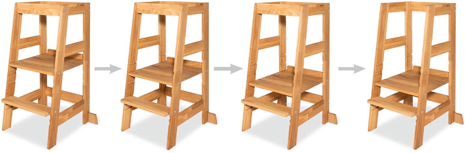 Pinolino® Stehhilfe »Lernturm Fino, Eiche geölt« ()