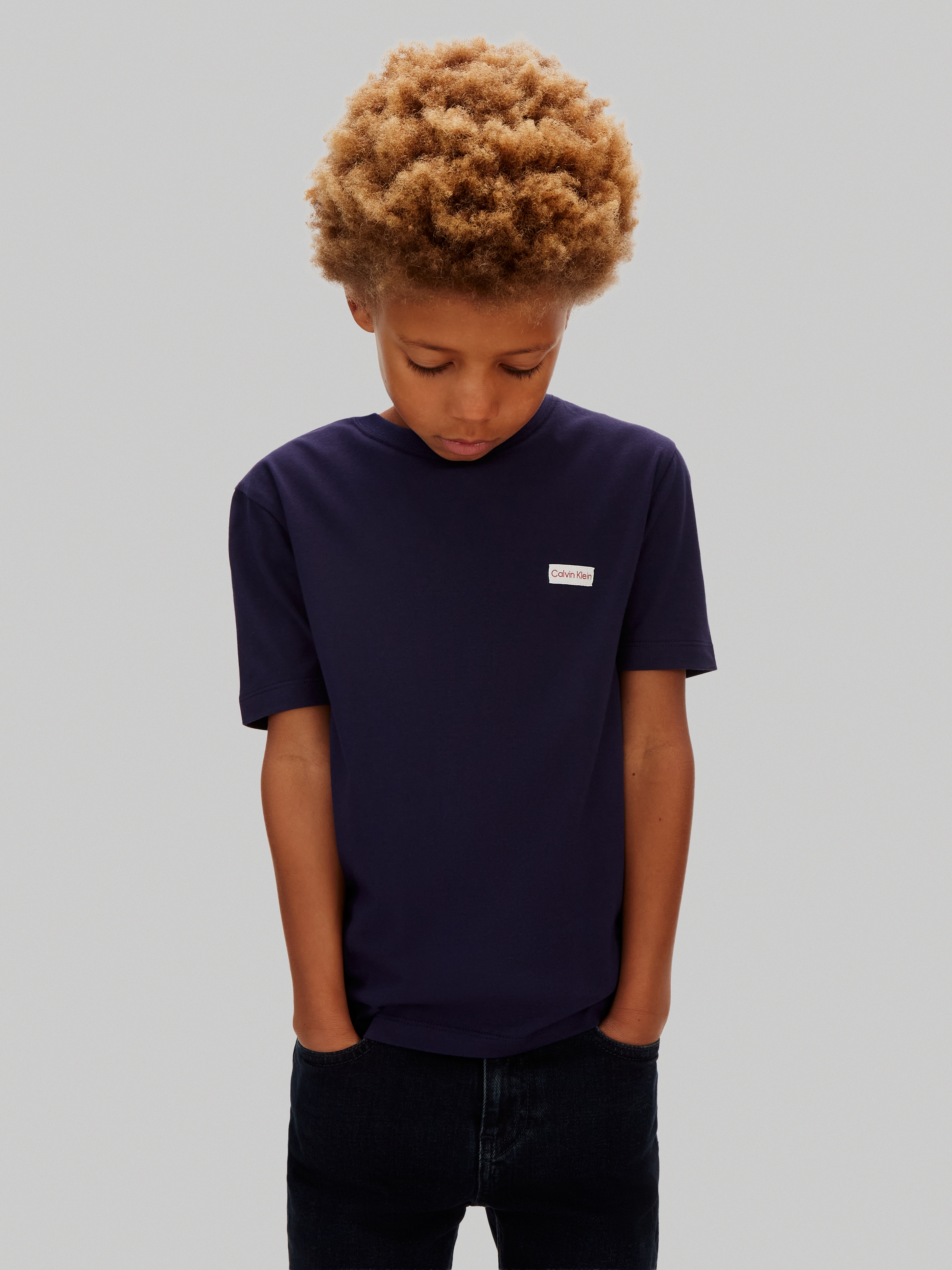 Calvin Klein Jeans T-Shirt »LOGO LABEL T-SHIRT« Regular fit für Kinder, mit Logoschriftzug