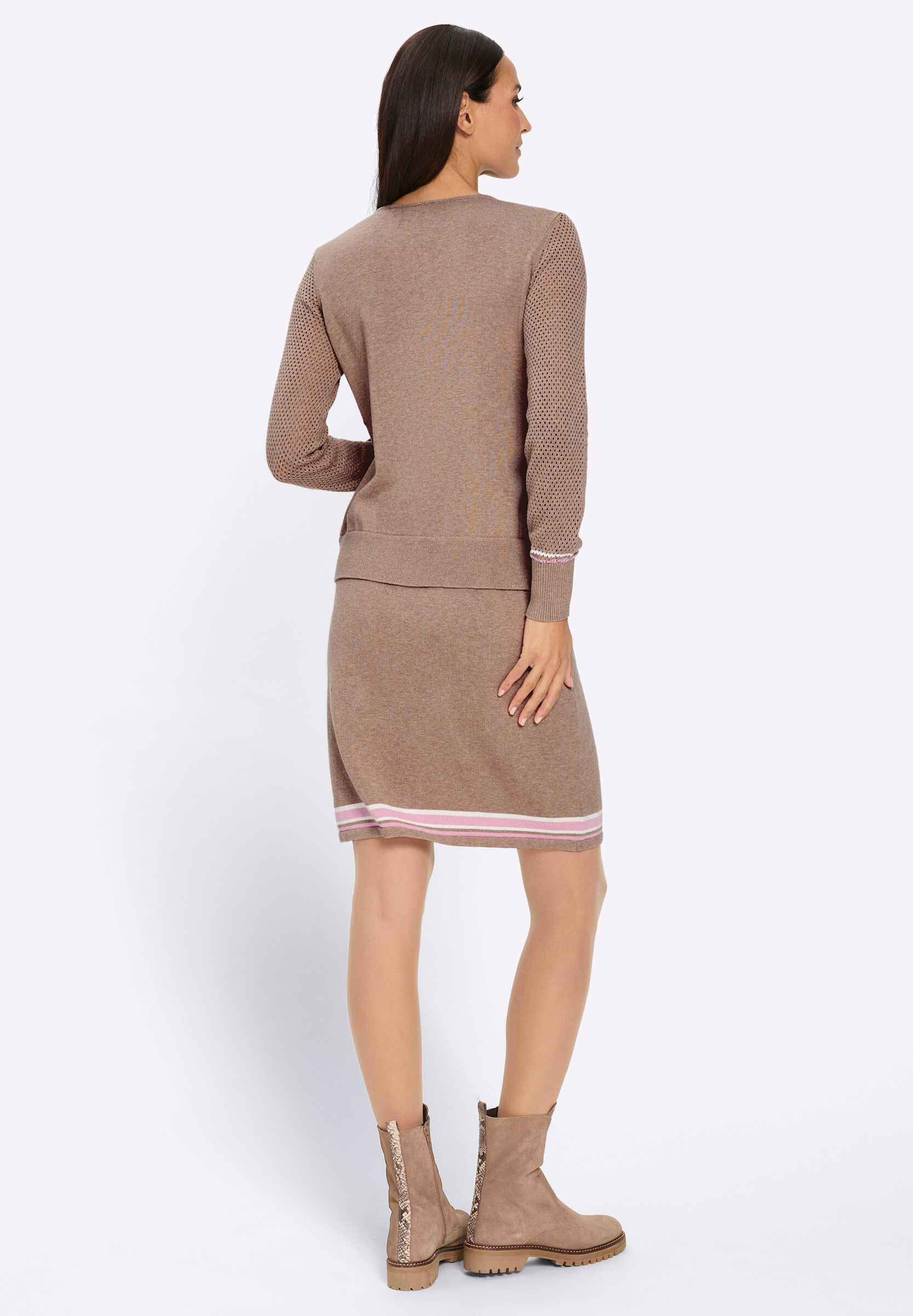 heine Strickkleid »Strickkleid Strickkleid mit Seide« Ohne Taschen