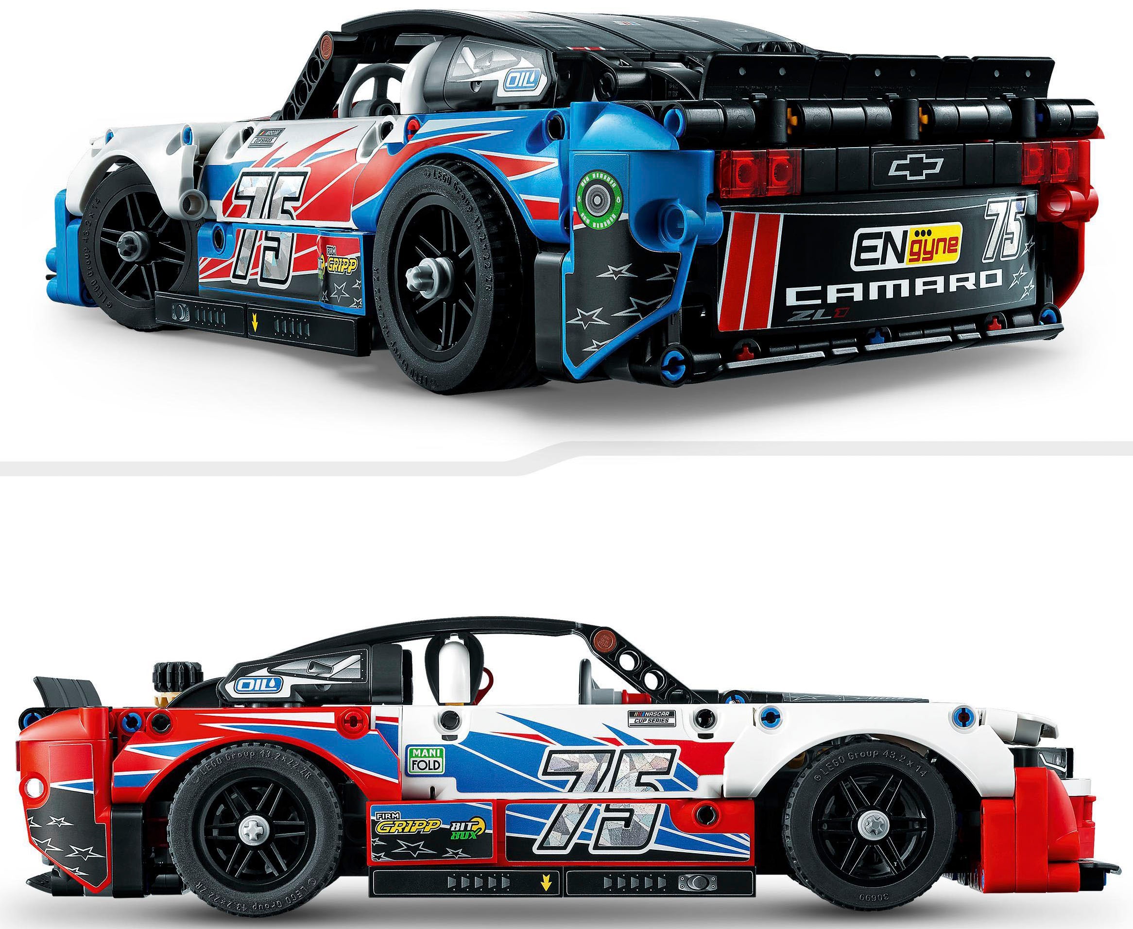 LEGO® Konstruktionsspielsteine »NASCAR Next Gen Chevrolet Camaro ZL1 (42153), LEGO® Technic«, (672 St.)