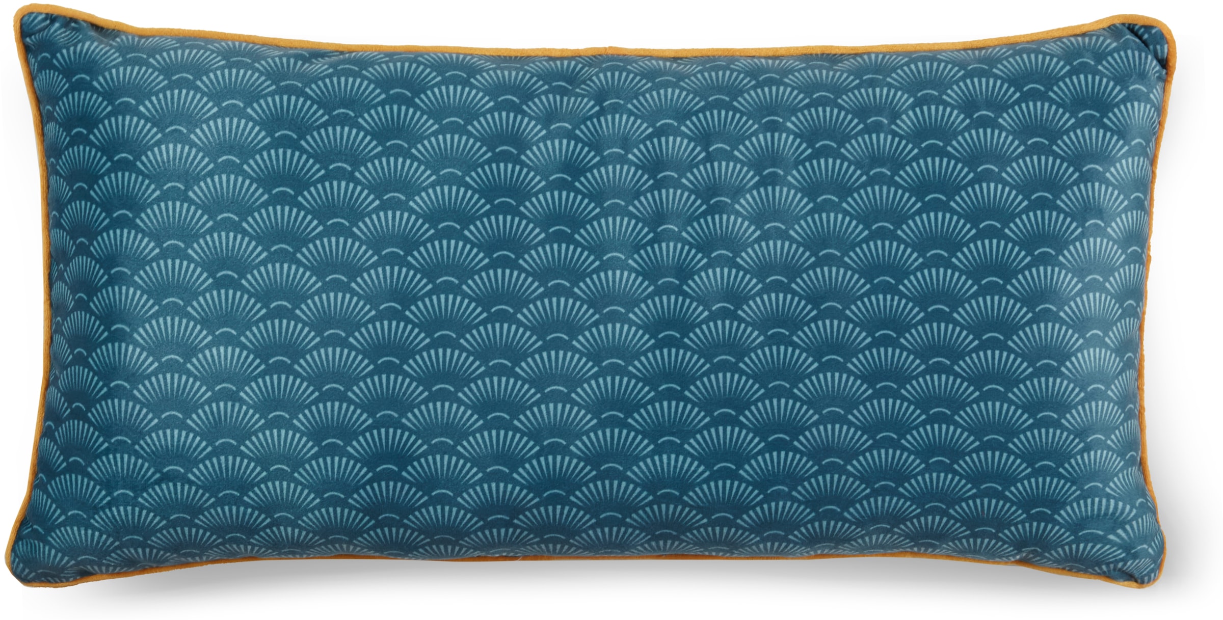 hip Dekokissen »Lovise«, Mit Füllung, 1 Stück, Biese, 30x60, Wendeoptik, Weich, Mandala, Petrol