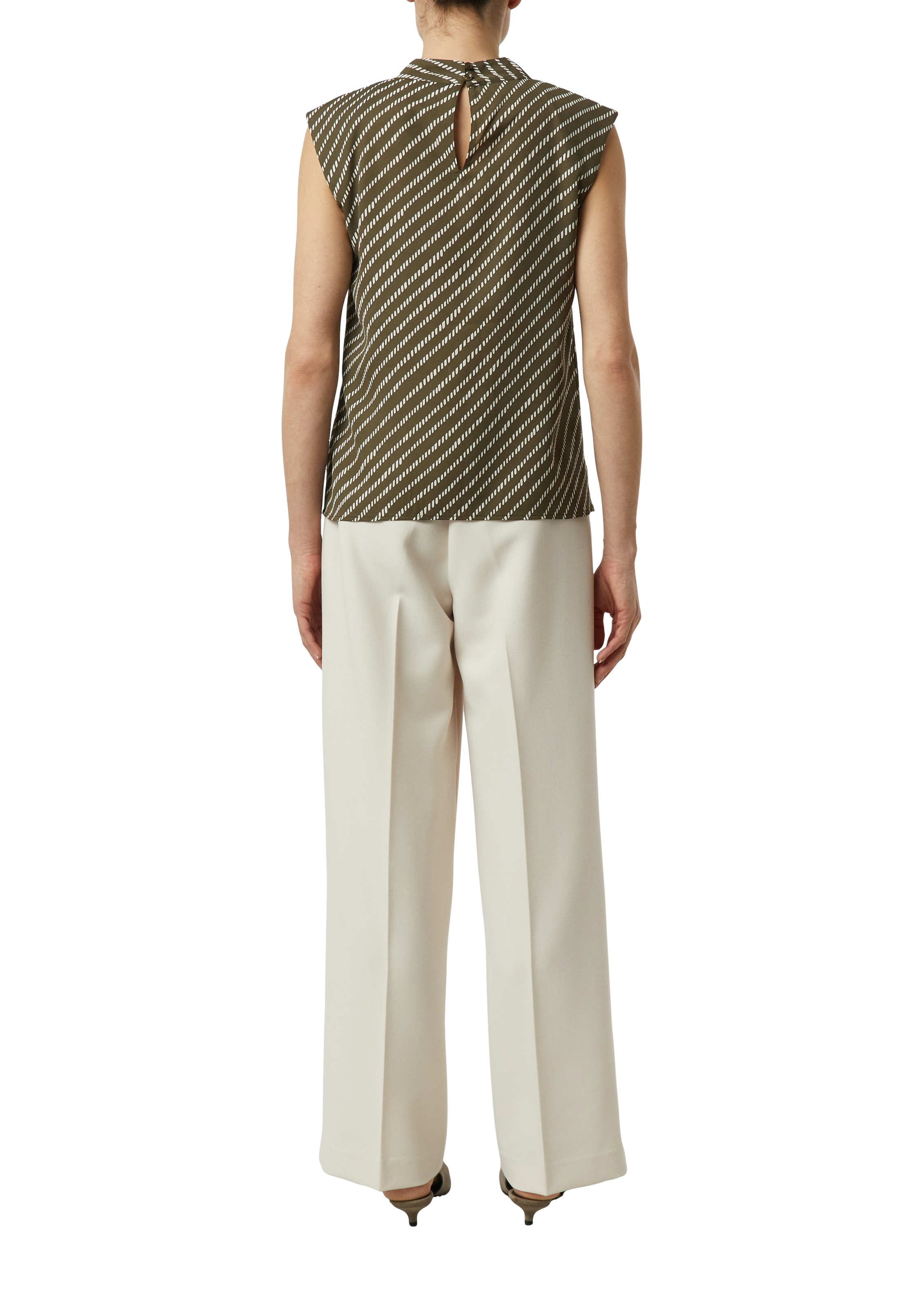 Comma Blusentop mit Allover-Print