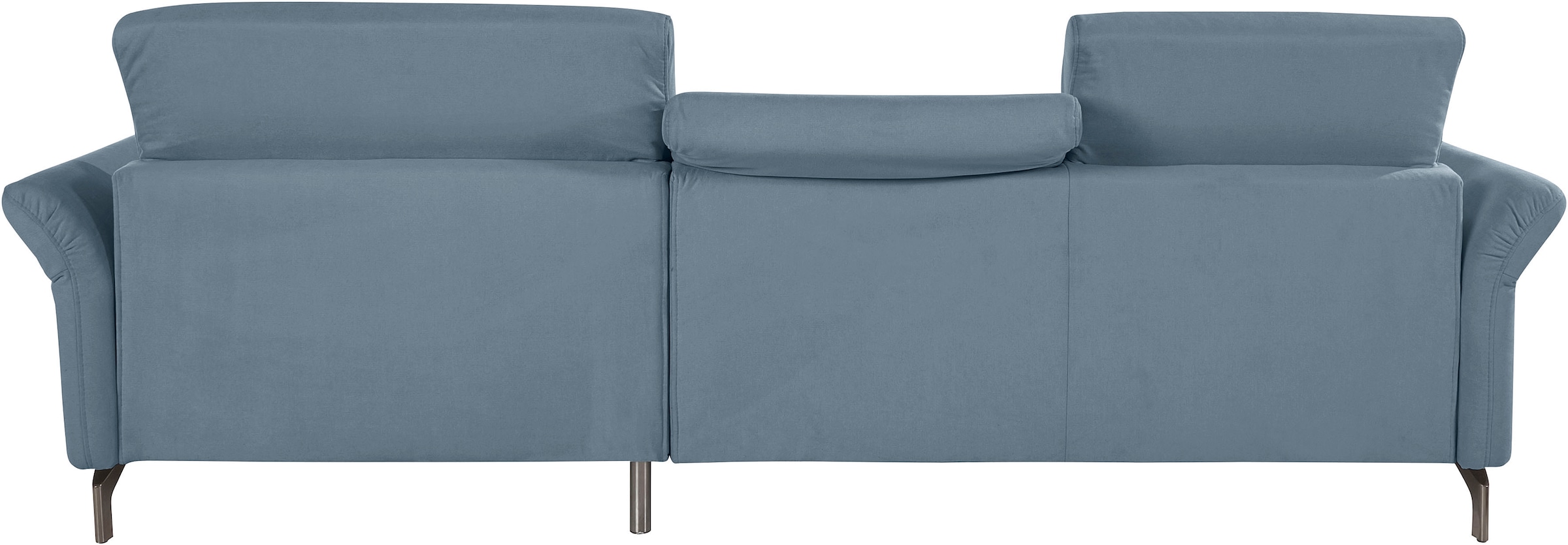 INOSIGN Ecksofa »Fresh L-Form«, Federkern, wahlweise Kopfteilverstellung und motorischer Vorziehsitz