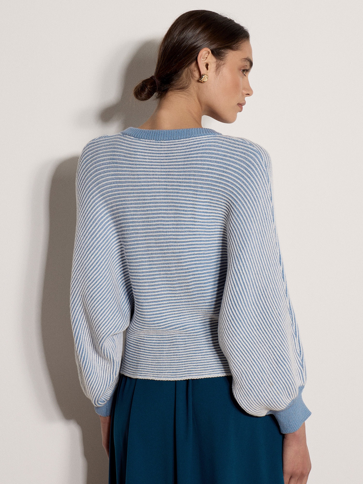 Apricot Fledermauspullover »Pullover mit Fledermausärmeln« mit Streifen