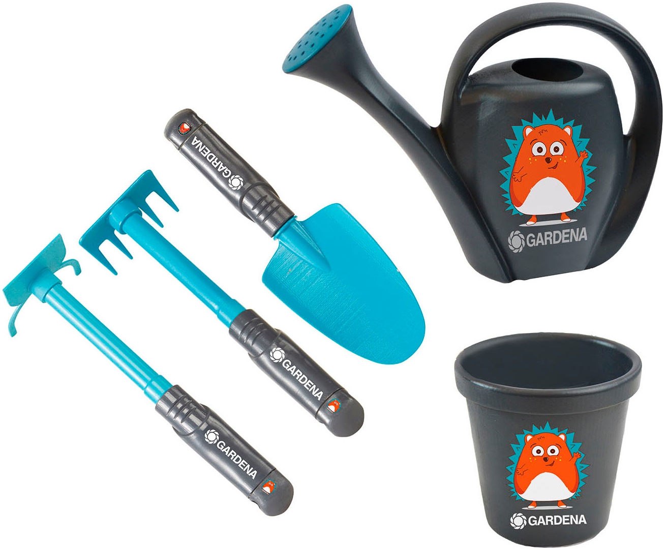 Kinder-Gartenset »GARDENA Starter Set Igel«, (Set, 5 tlg.)