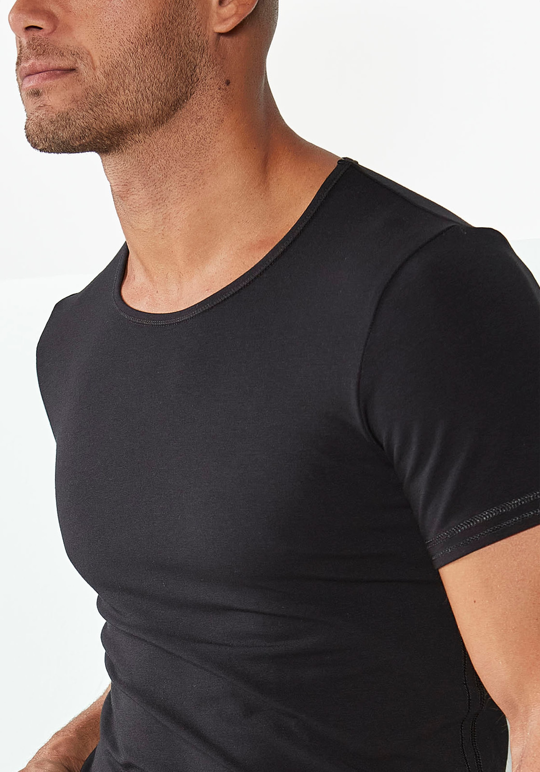 s.Oliver Unterziehshirt 1 Stk. tlg., aus weichem Modal