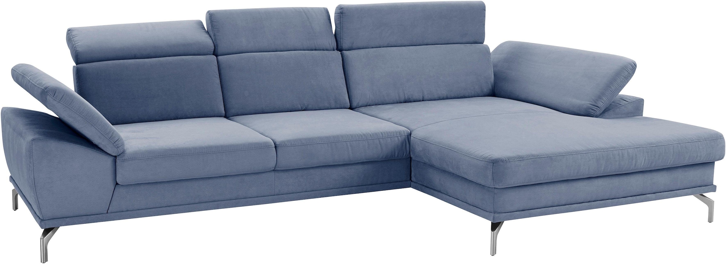 sit&more Ecksofa »Scorpio L-Form«, inklusive Sitztiefenverstellung, wahlweise mit Kopfverstellung