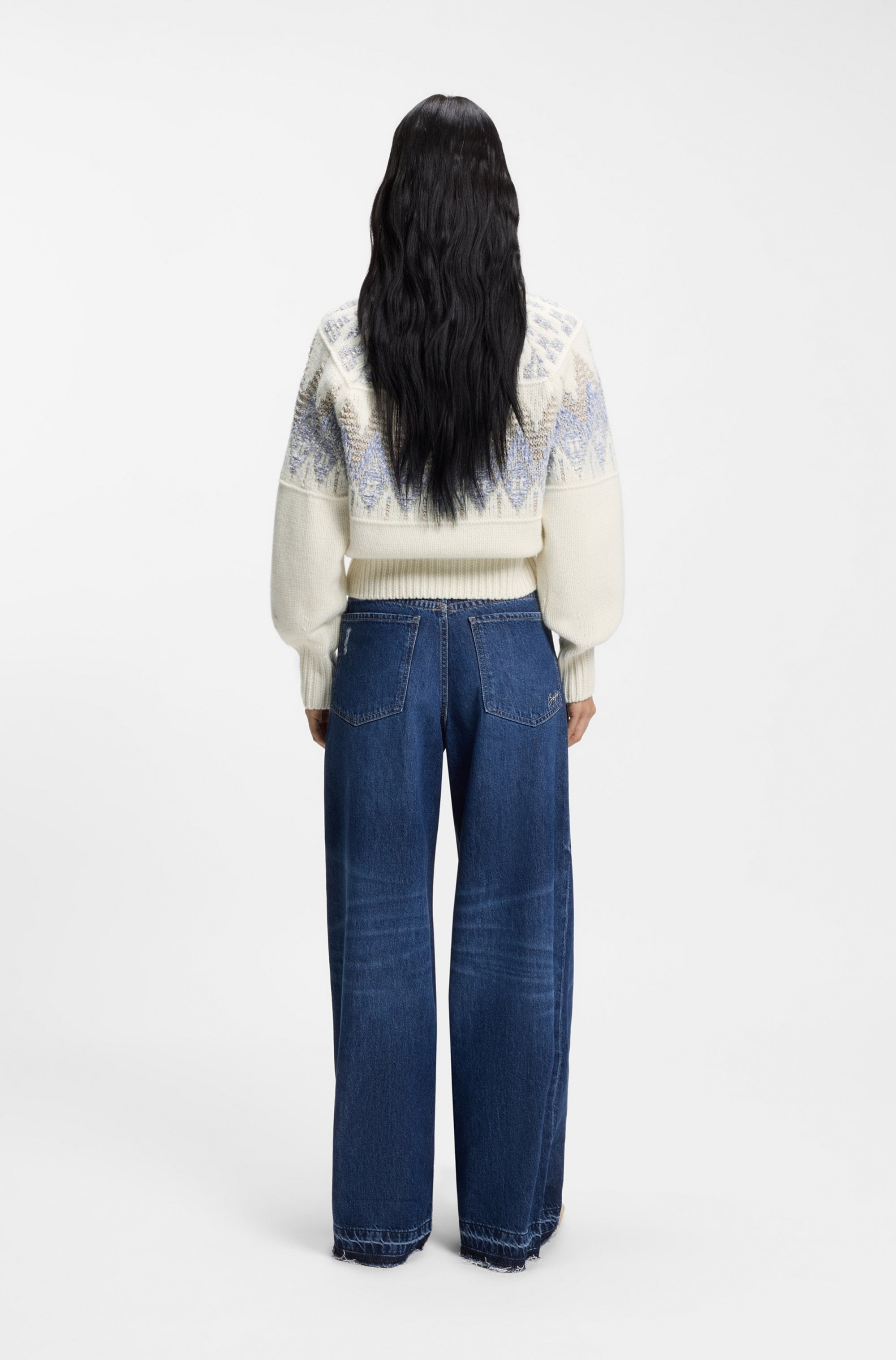 BOSS ORANGE Strickpullover »Farombo Premium Damenmode«