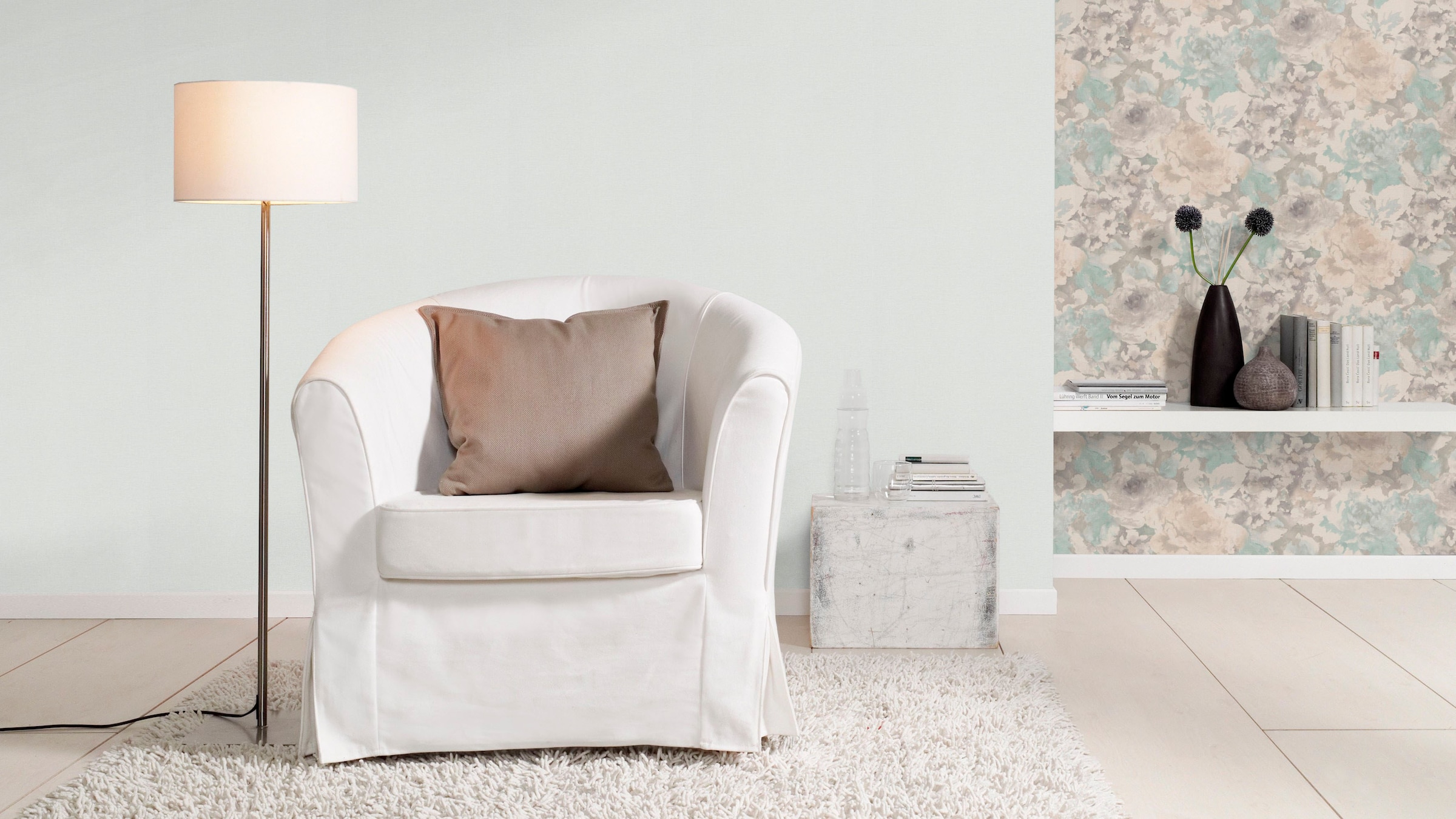 Rasch Vinyltapete »Best of Florentine« Strukturmuster | uni geprägt