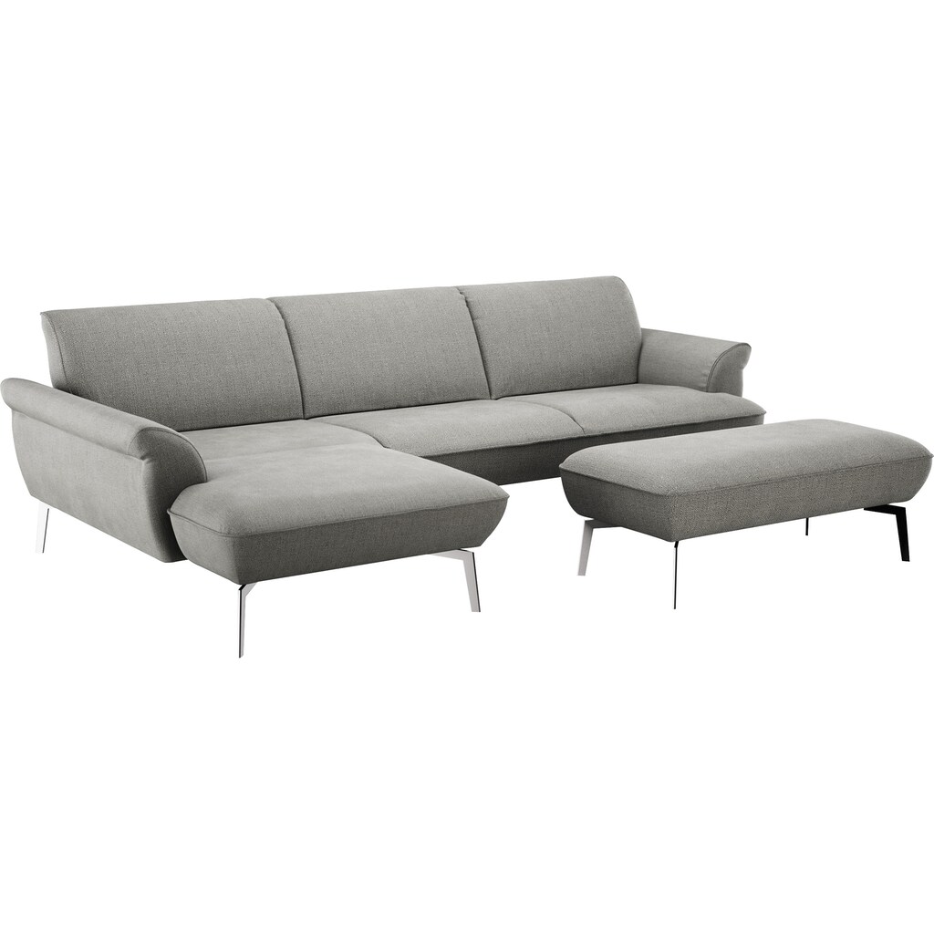 himolla Ecksofa »himolla 9900«, (mit Hocker)