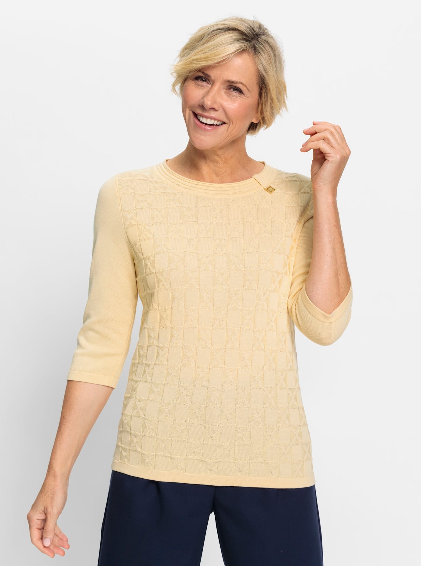 Classic 3/4 Arm-Pullover »Pullover«