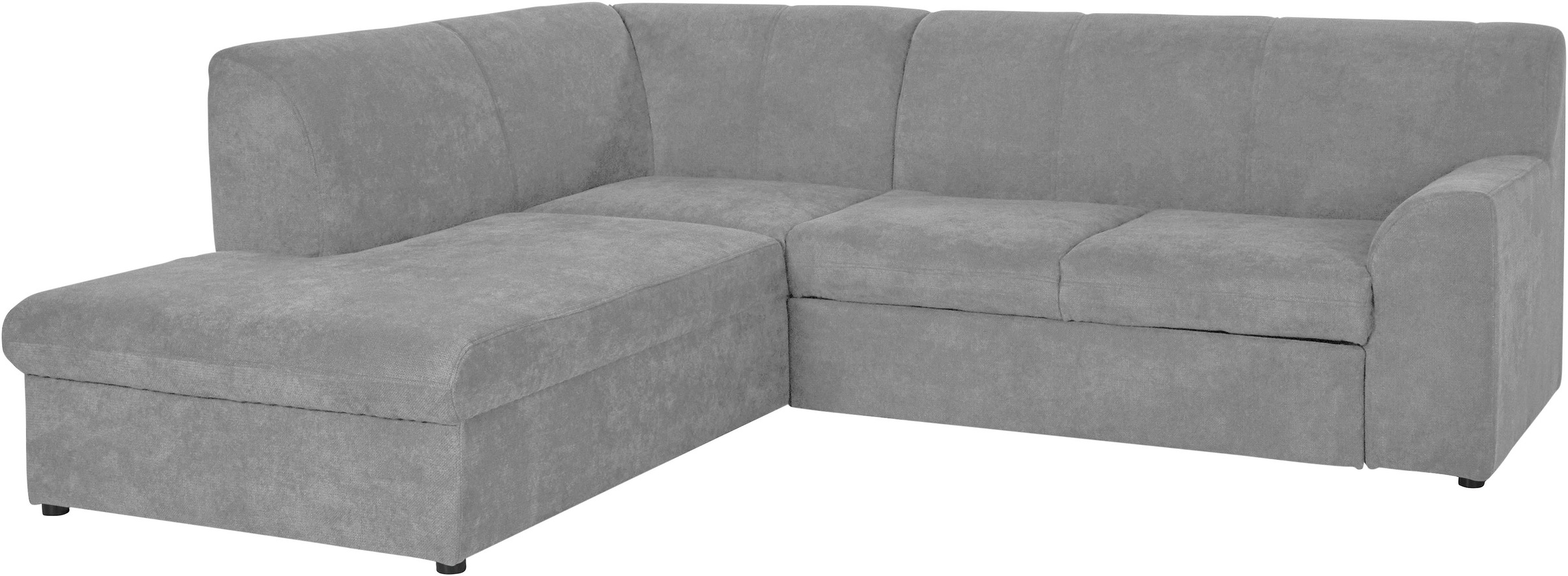 DOMO collection Ecksofa »Topper zeitlos elegant, kompakte Stellmaße, OTTOs Choice, L-Form«, mit Ottomane, wahlweise mit Schlaffunktion