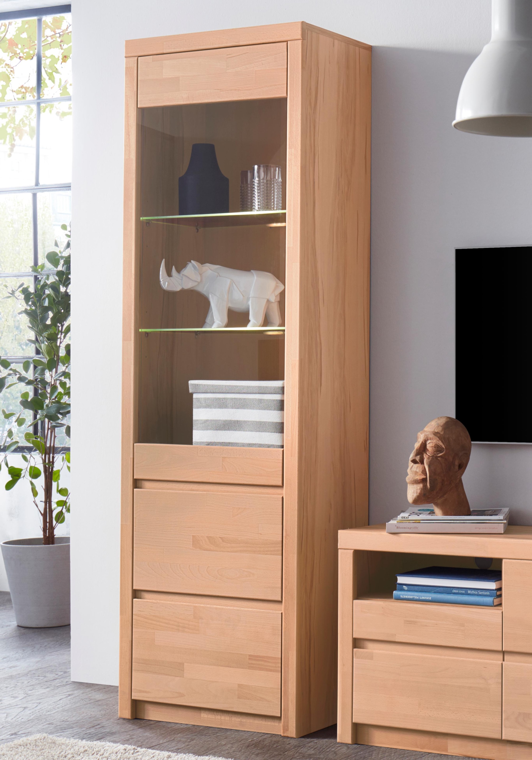 Woltra Vitrine »Silkeborg«, Höhe 190 cm bequem kaufen