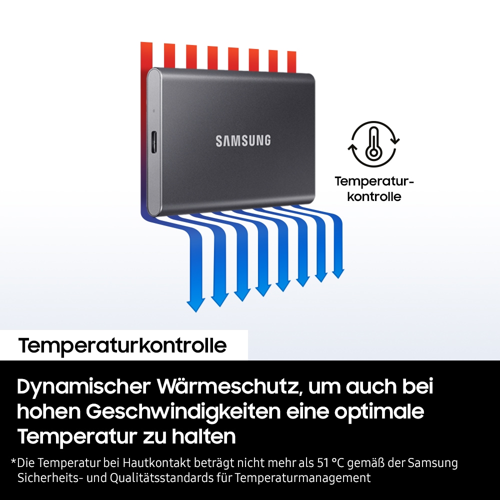 Samsung SSD-Festplatte »Portable SSD T7« 3,5 1 TB
