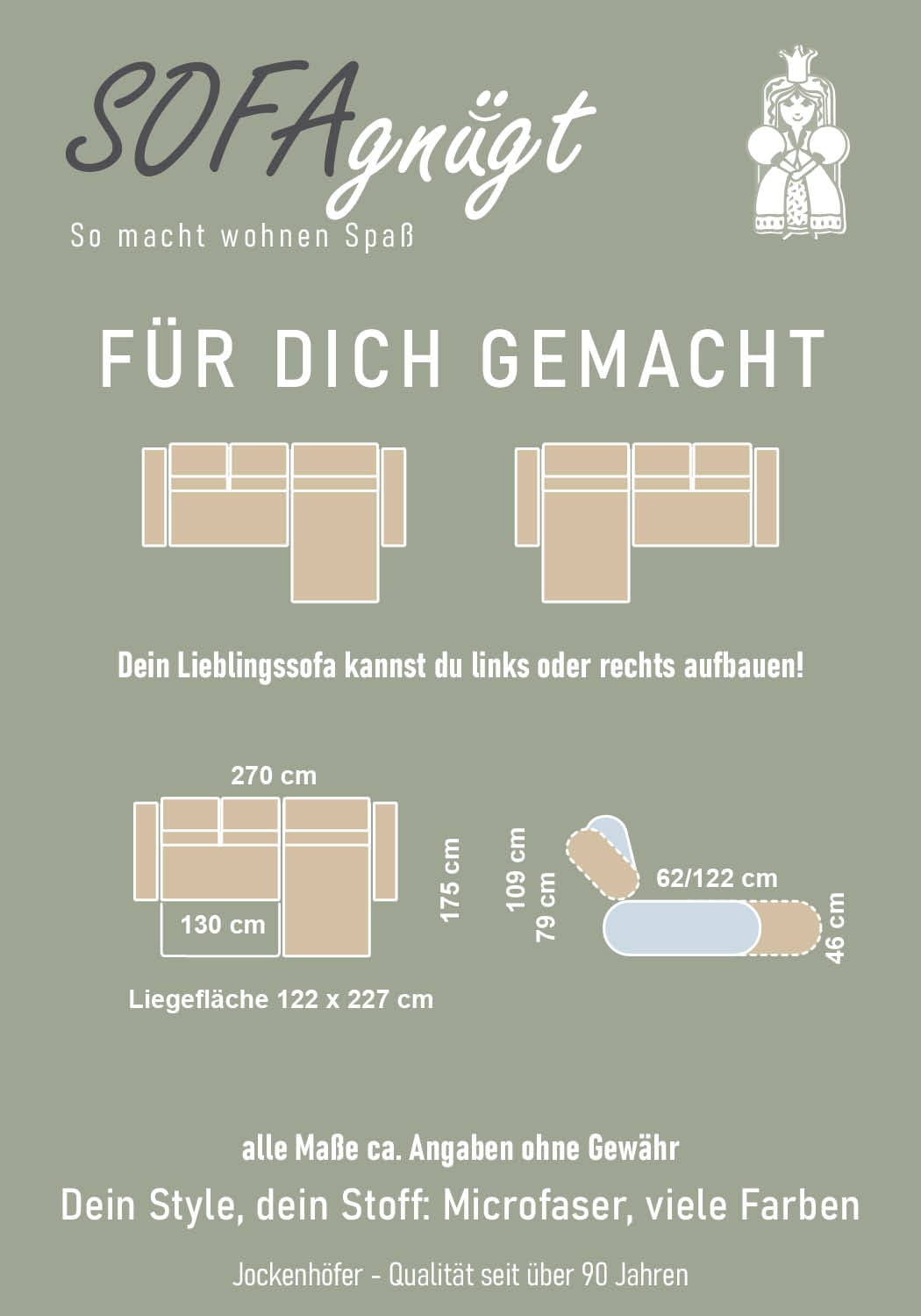 Jockenhöfer Gruppe Ecksofa »Move, L-Form, B: 270cm, mit 60 cm elektrischer Sitztiefenverstellung« 140kg Belastbarkeit je Sitz, Kopfteilverstellung & USB-Anschluss