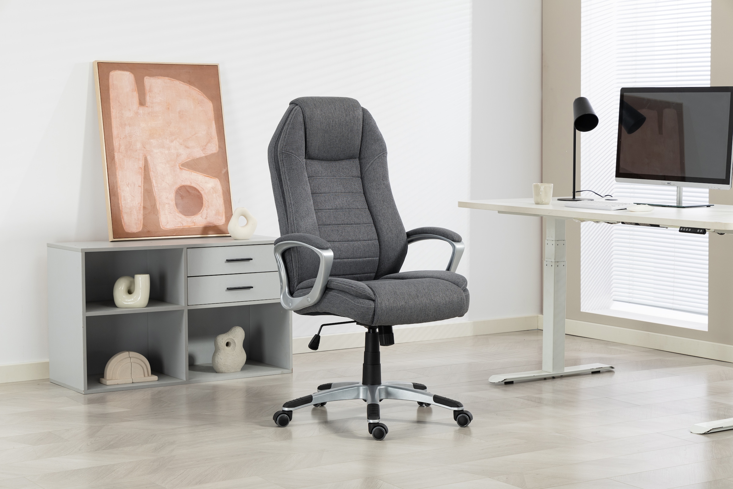 Duo Collection Chefsessel »Dirk« () ergonomischer Bürostuhl mit Federkern