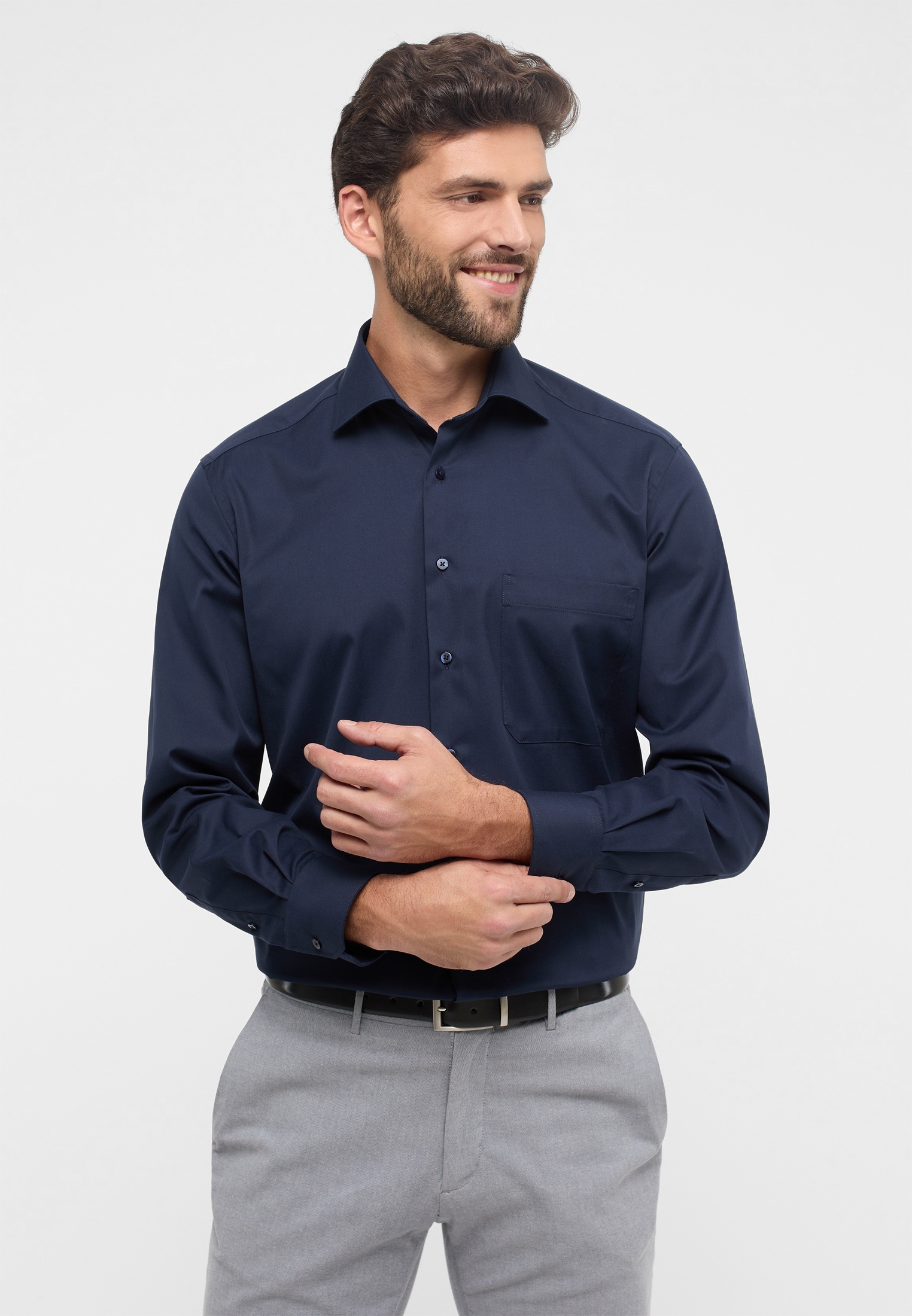 Eterna Langarmhemd »COMFORT FIT«, NON IRON (bügelfrei)