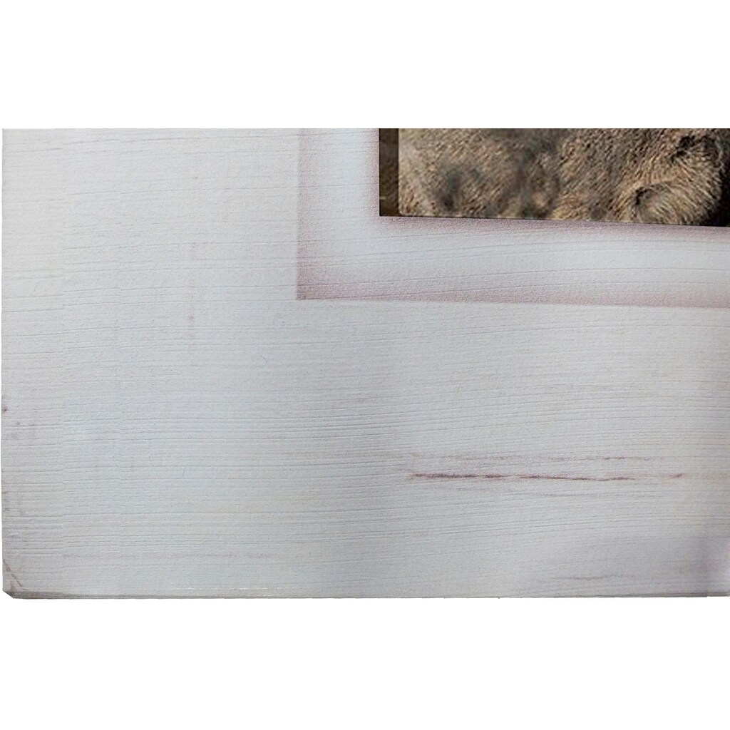 Home affaire Holzbild »Reh/Hirsch«, 40/40 cm