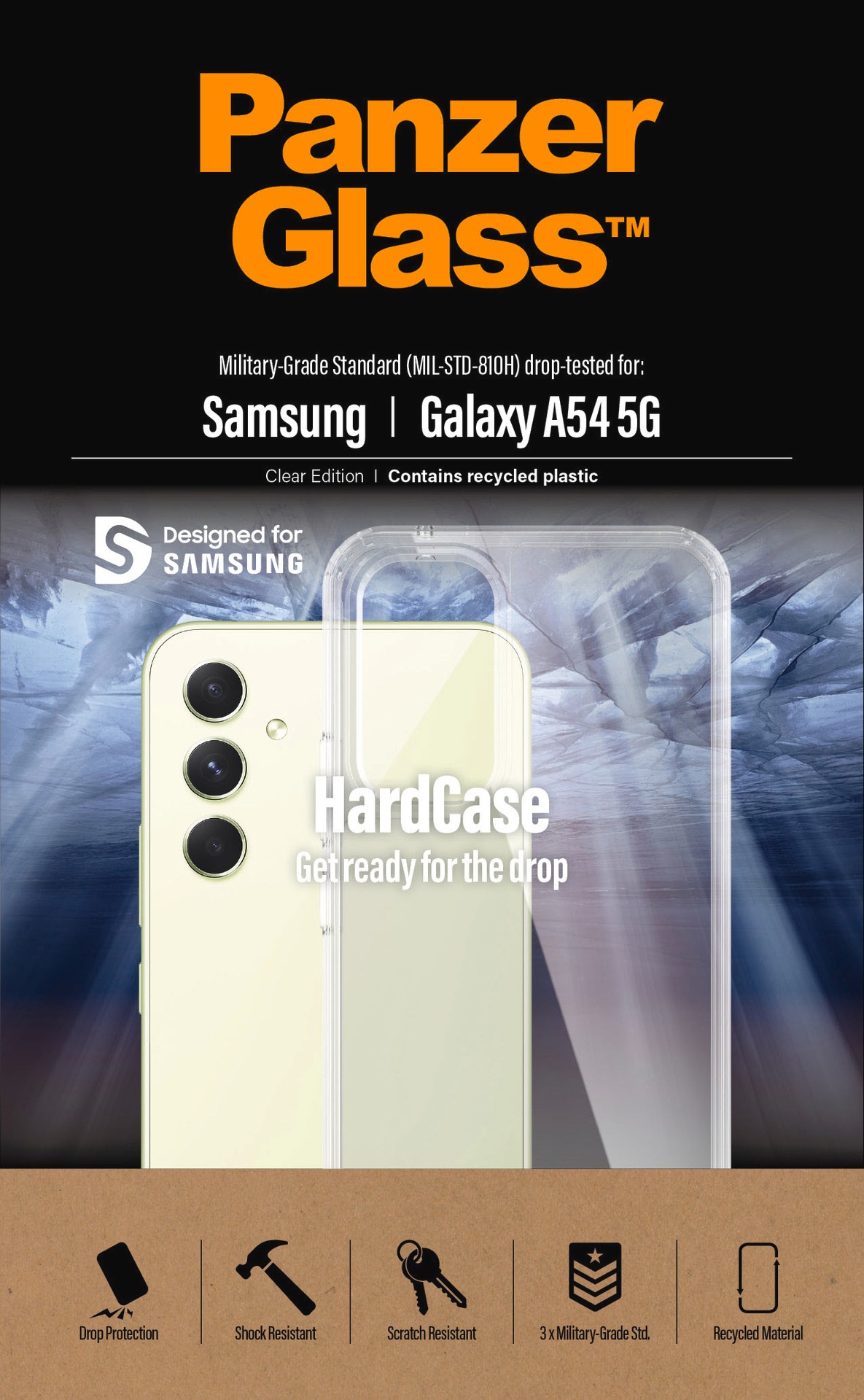 PanzerGlass Backcover »HardCase«, Samsung Galaxy A54 5G