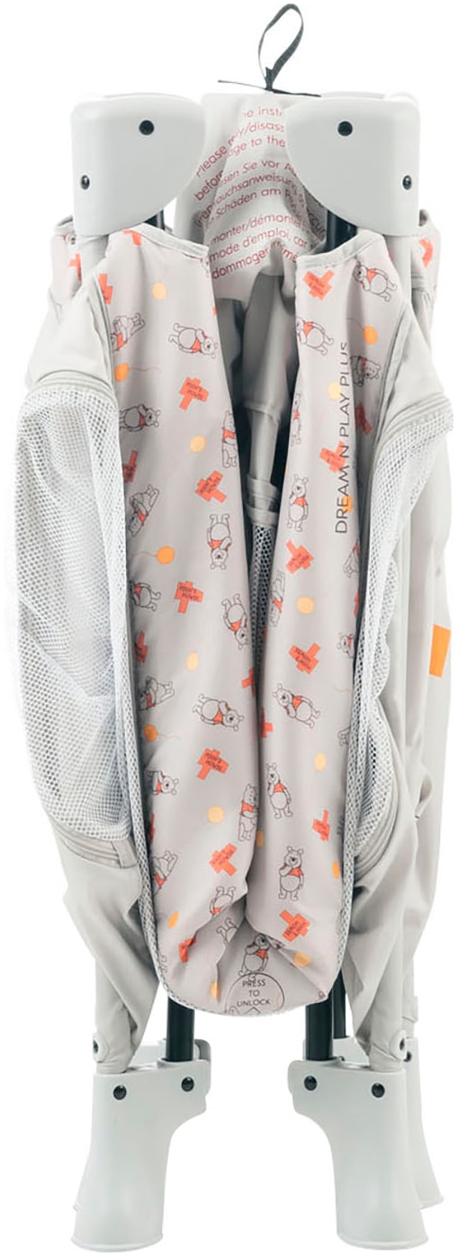 Hauck Baby-Reisebett »Dream N Play Plus, Disney Pooh Friends Beige«