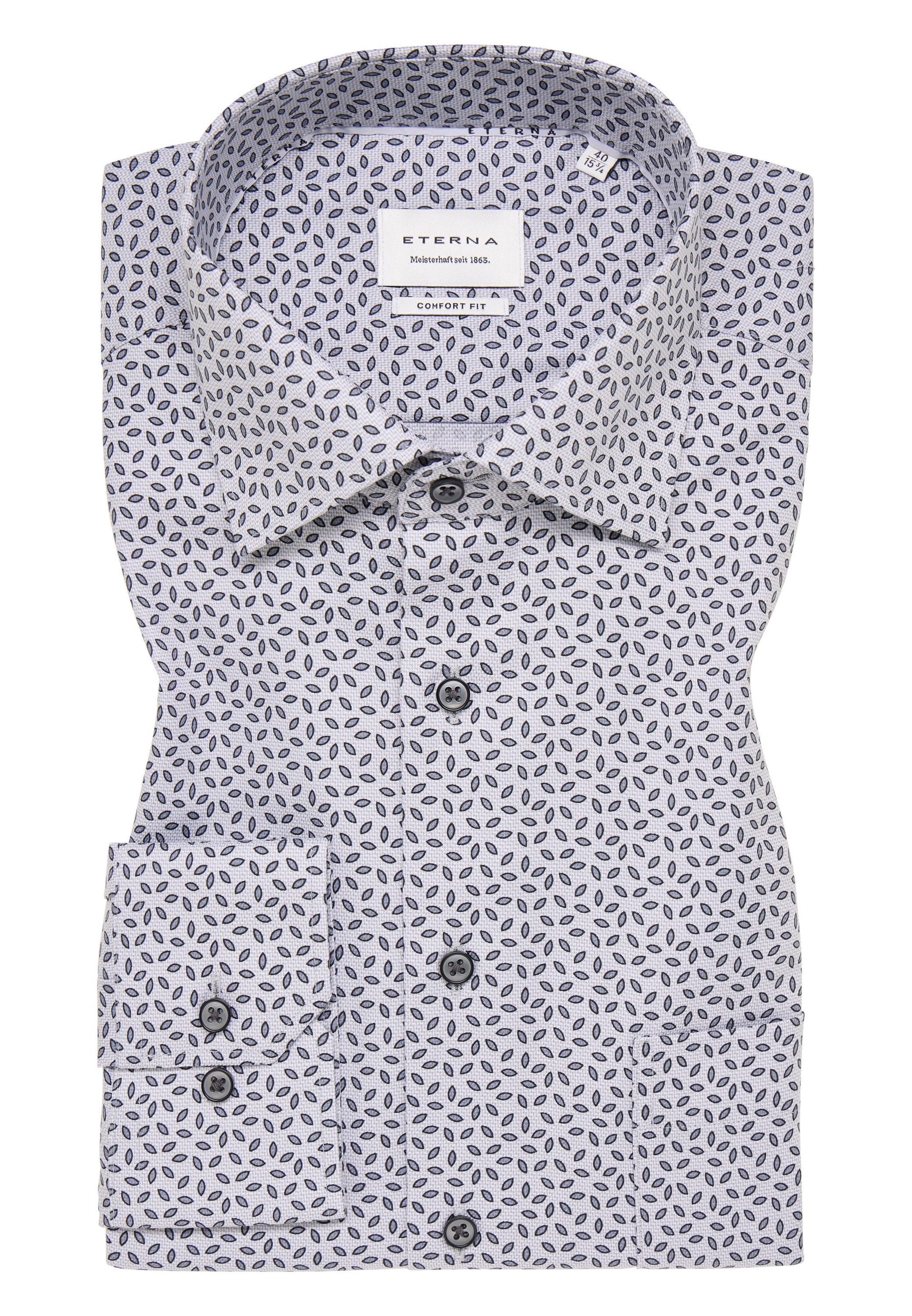 Eterna Langarmhemd »COMFORT FIT«, NON IRON (bügelfrei)