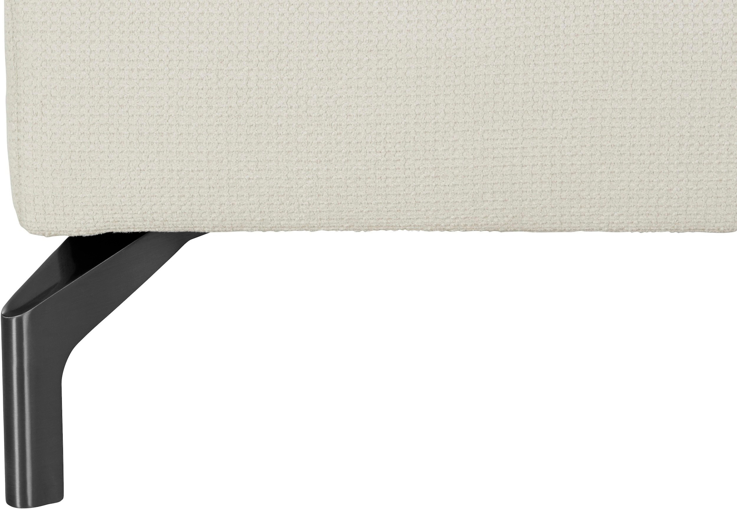 sit&more Hocker »Percy«, Fußhöhe 15cm, wahlweise mit unterschiedlichen Fußfarben