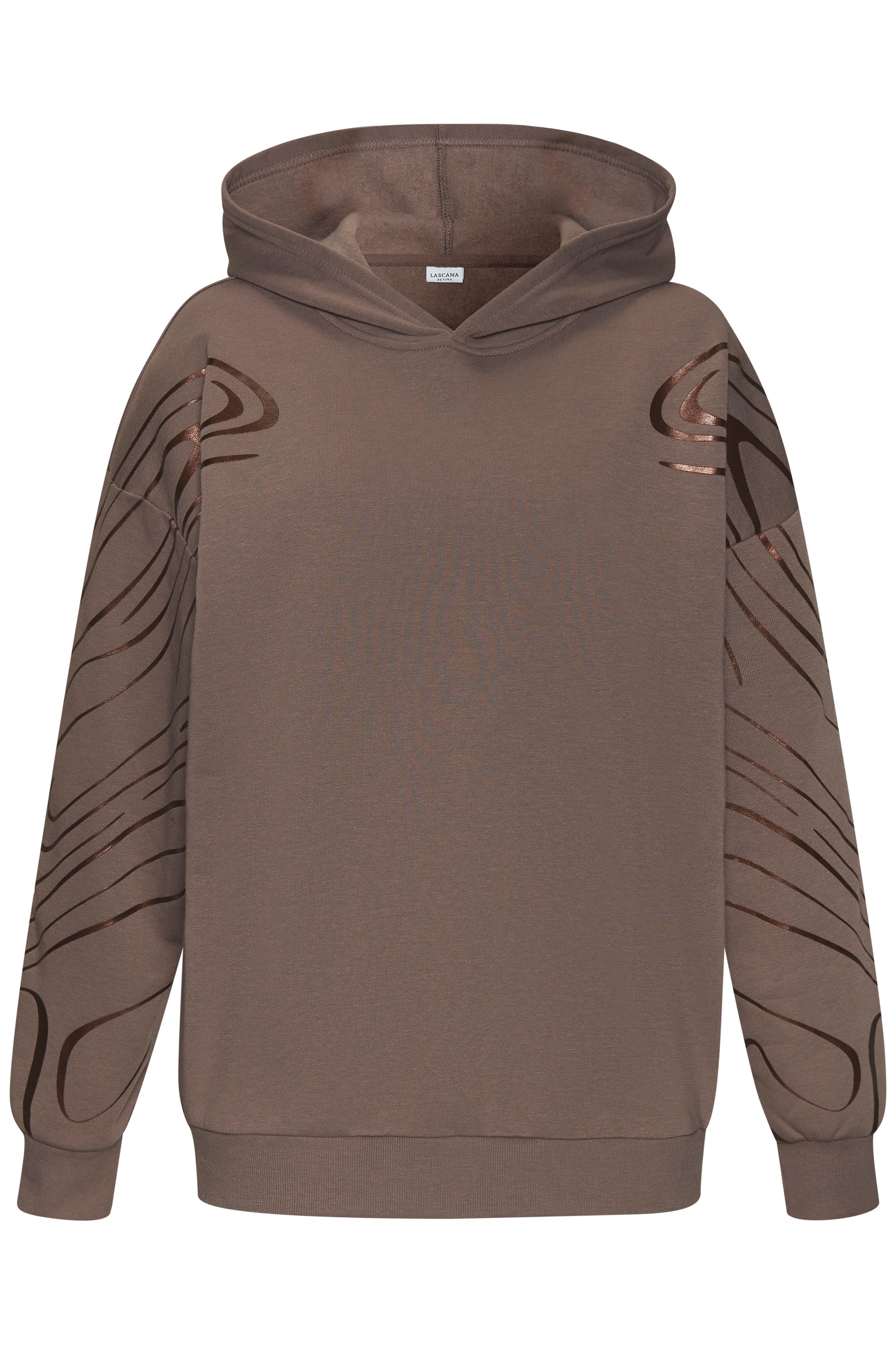 LASCANA ACTIVE Hoodie, mit glänzendem Foliendruck