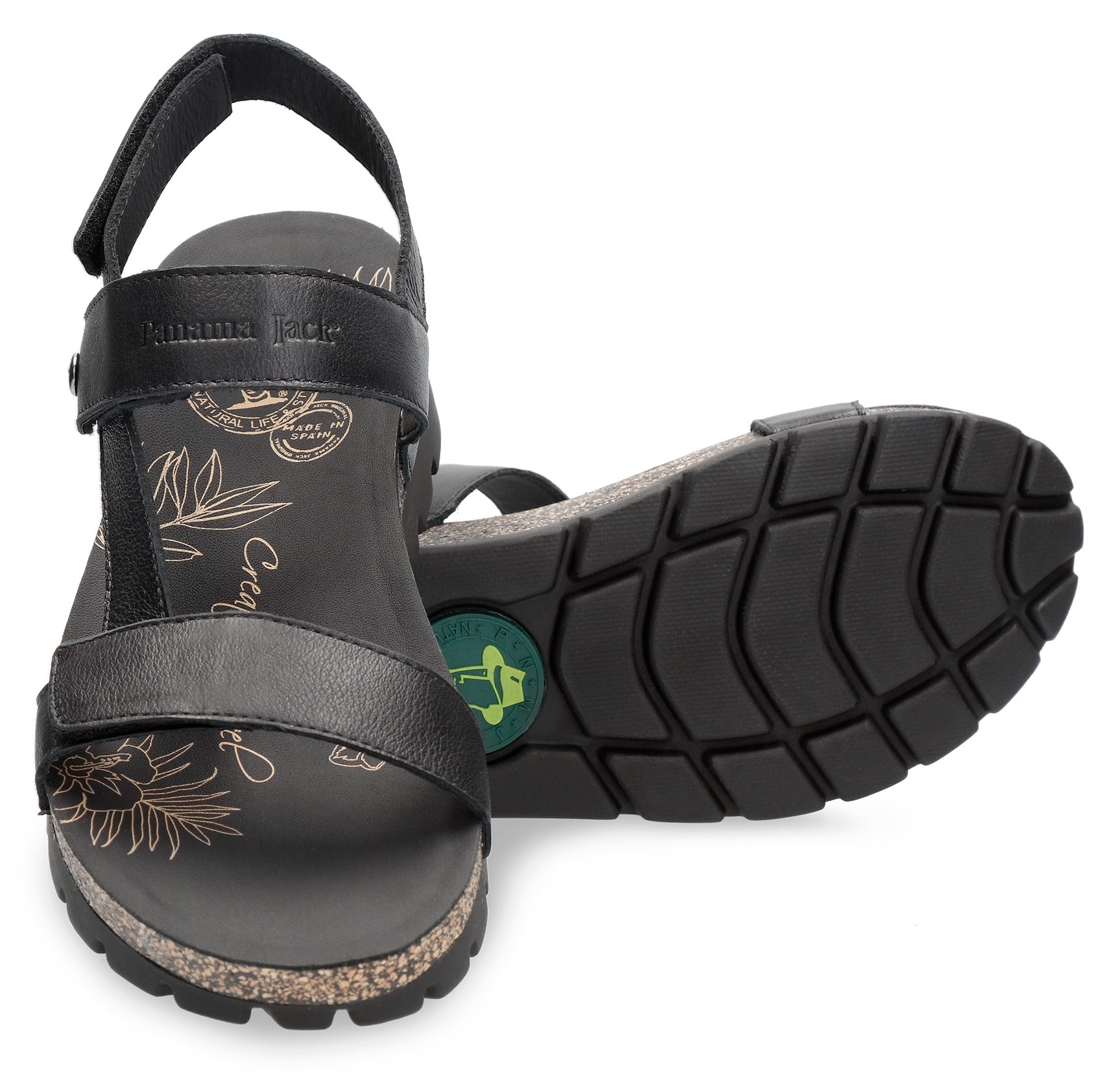 Panama Jack Sandale »Selma«, Sommerschuh, Klettschuh, Sandalette mit weicher Lederinnenausstattung