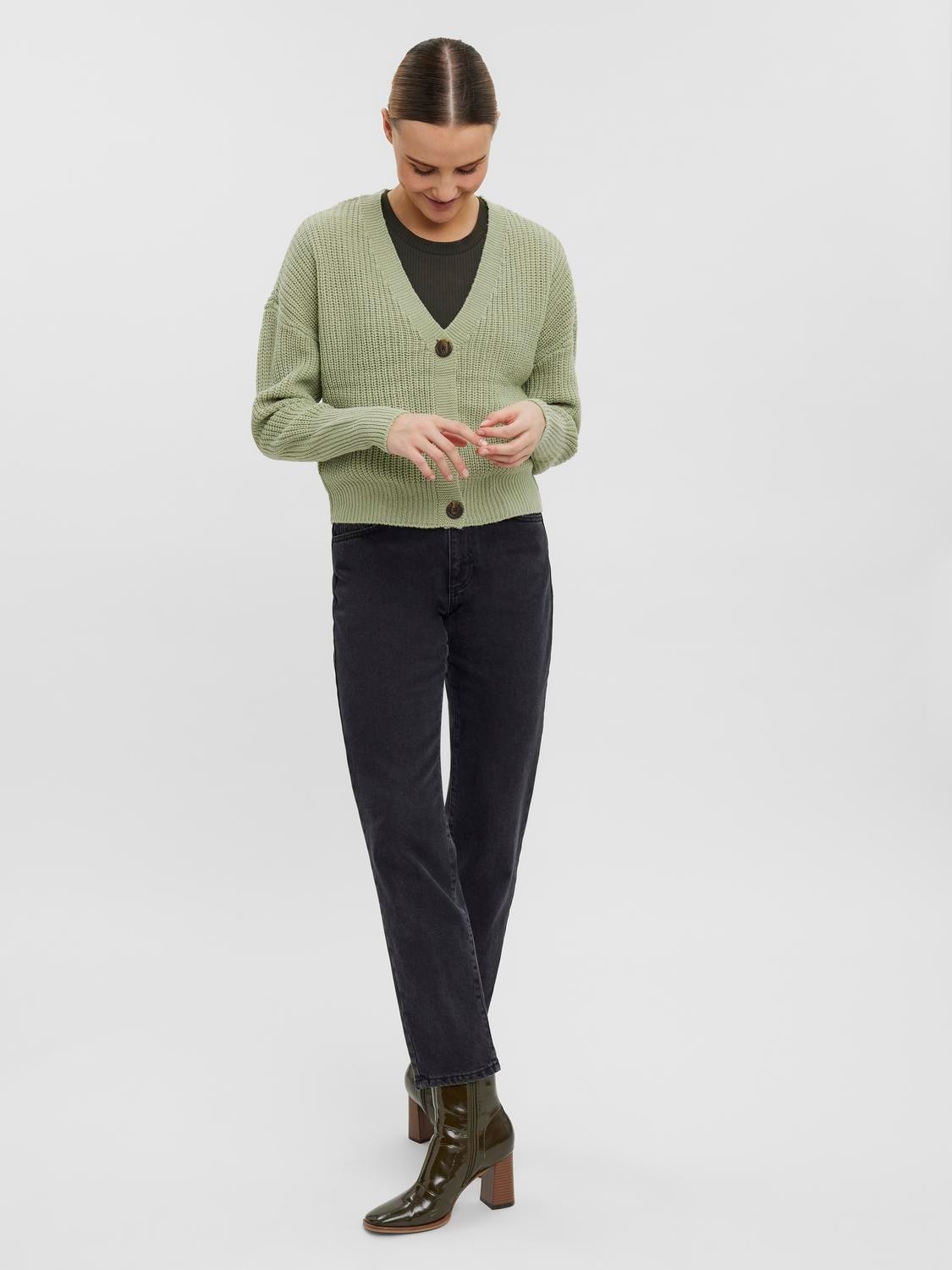 Vero Moda Strickjacke »VMLEA LS V-NECK CUFF CARDIGAN«