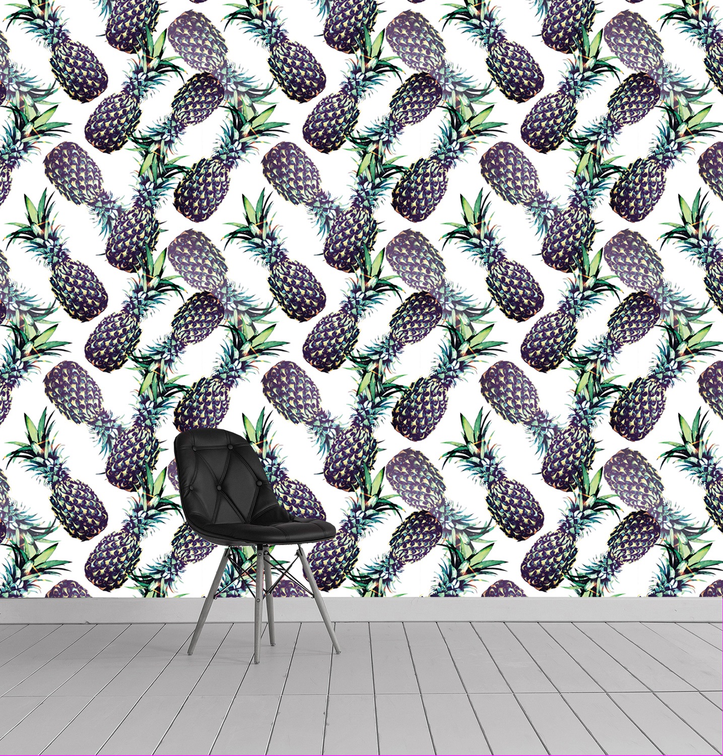 queence Vinyltapete »Bea«, bedruckt-tropisch, 90x250cm, selbstklebend, kinderleichte Anbringung, Sticker
